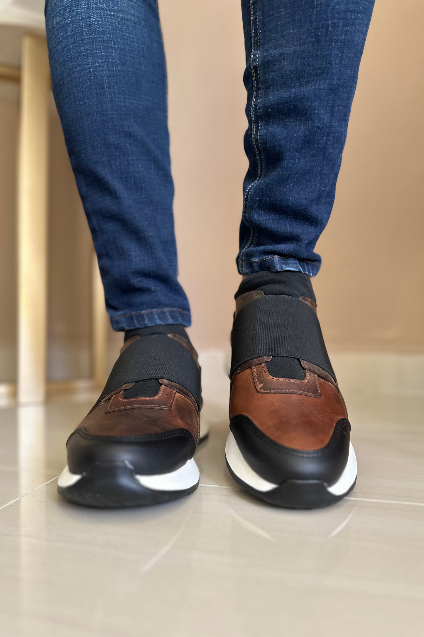 SNEAKERS LITTLE - PARA HOMBRE - EN CUERO REF: D17