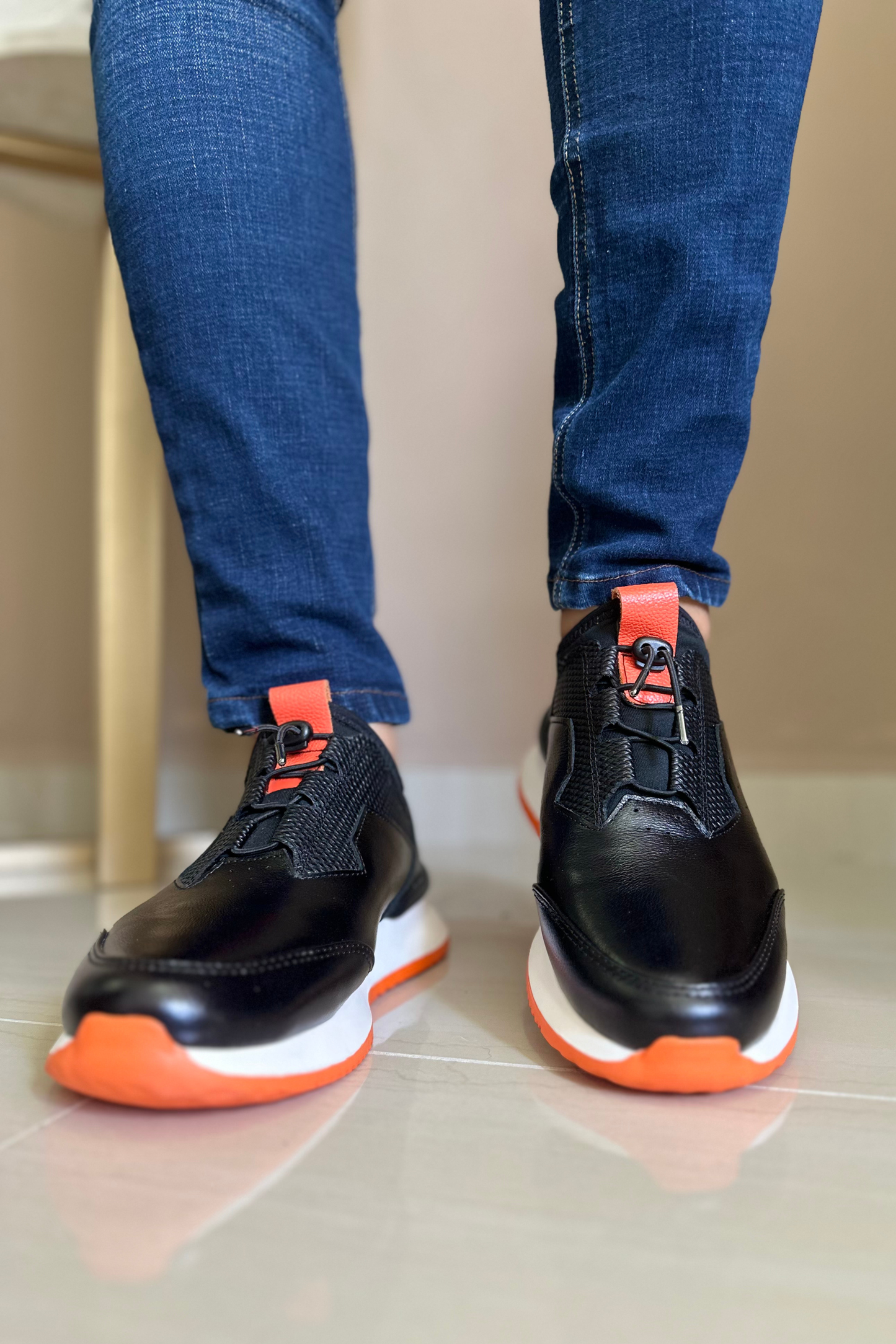 SNEAKERS YOUNG - PARA HOMBRE - EN CUERO ref: 401