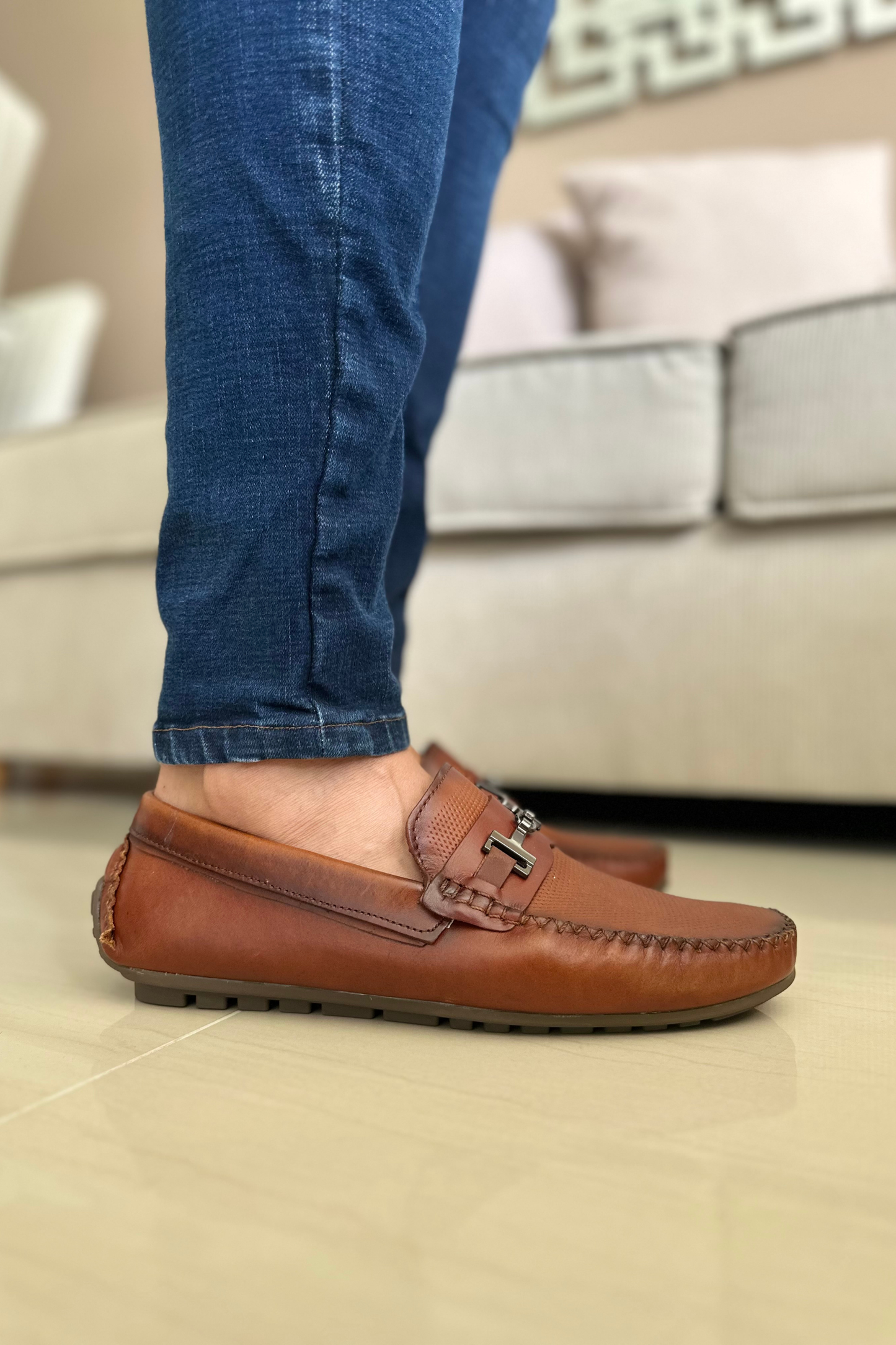 MOCASINES NIGGAT - PARA HOMBRE - EN CUERO 1002