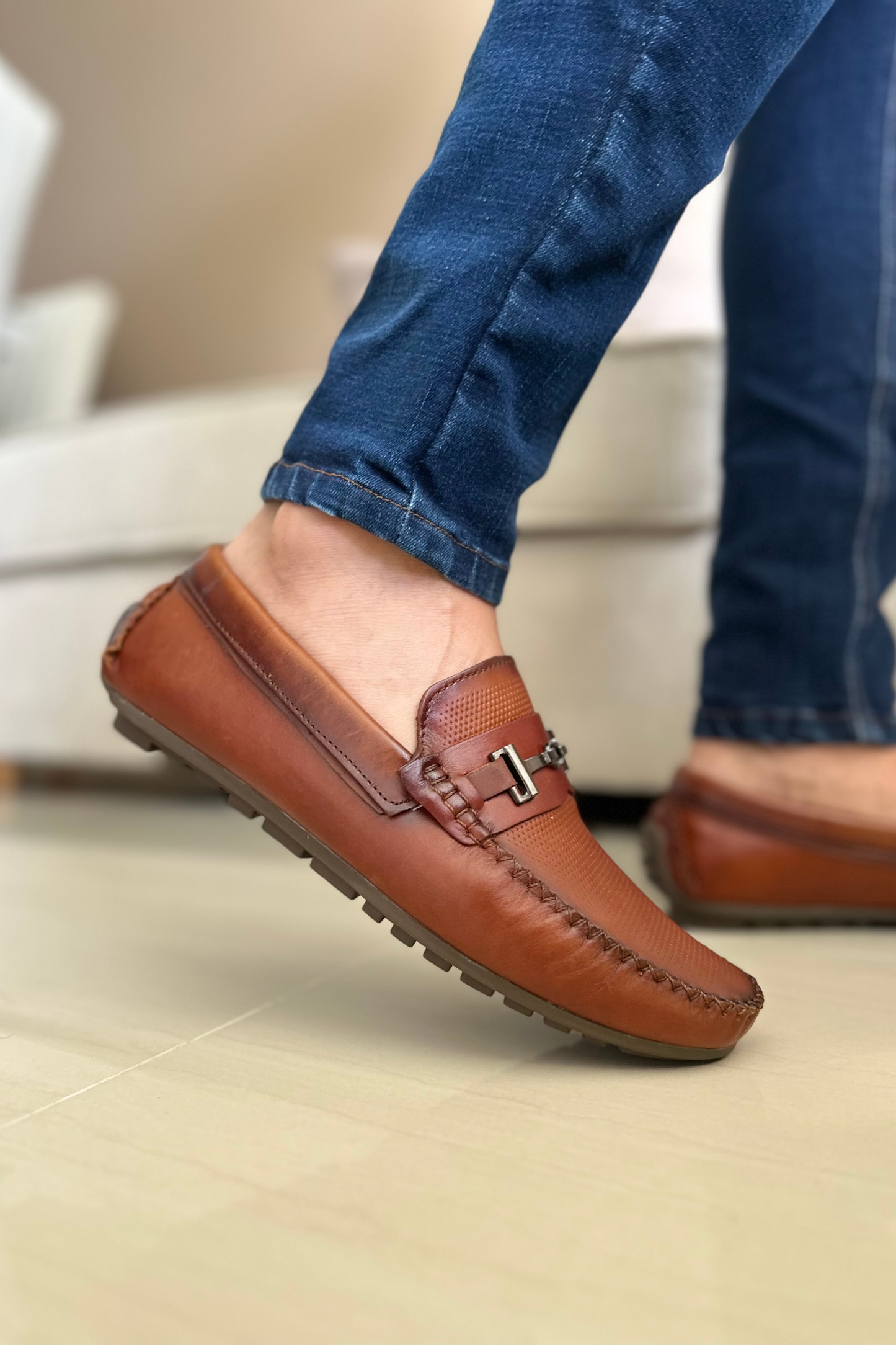 MOCASINES NIGGAT - PARA HOMBRE - EN CUERO 1002