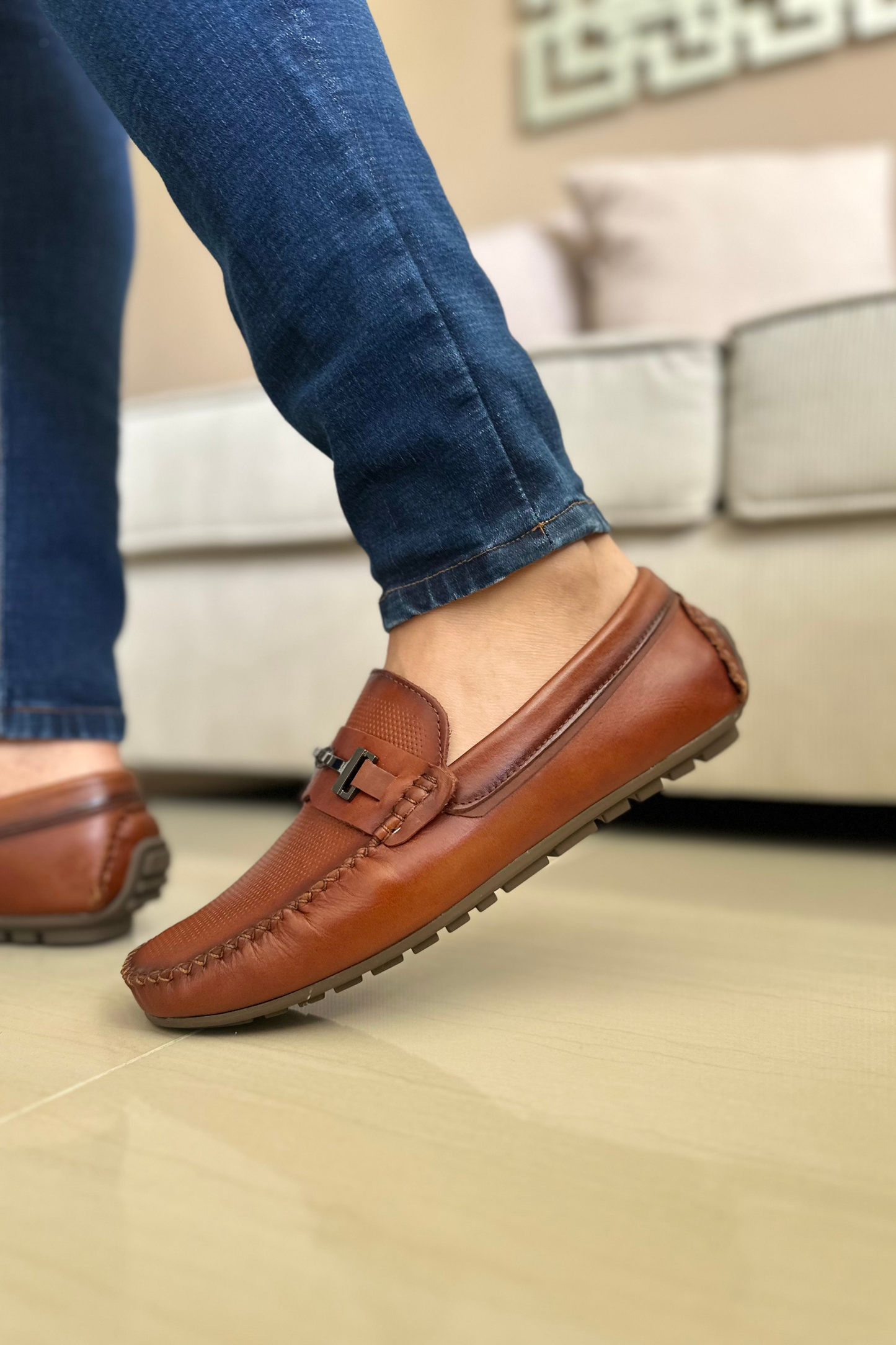 MOCASINES NIGGAT - PARA HOMBRE - EN CUERO 1002