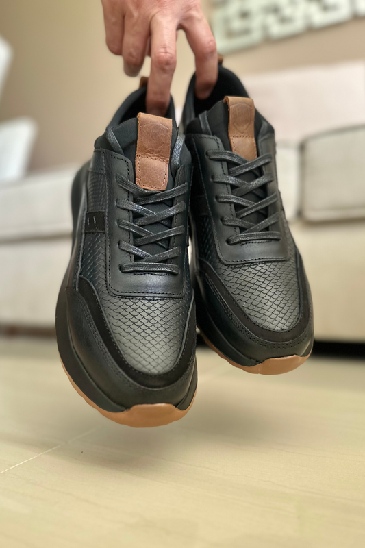 SNEAKER DINAMITE - EN CUERO - PARA HOMBRE - REF: 3217