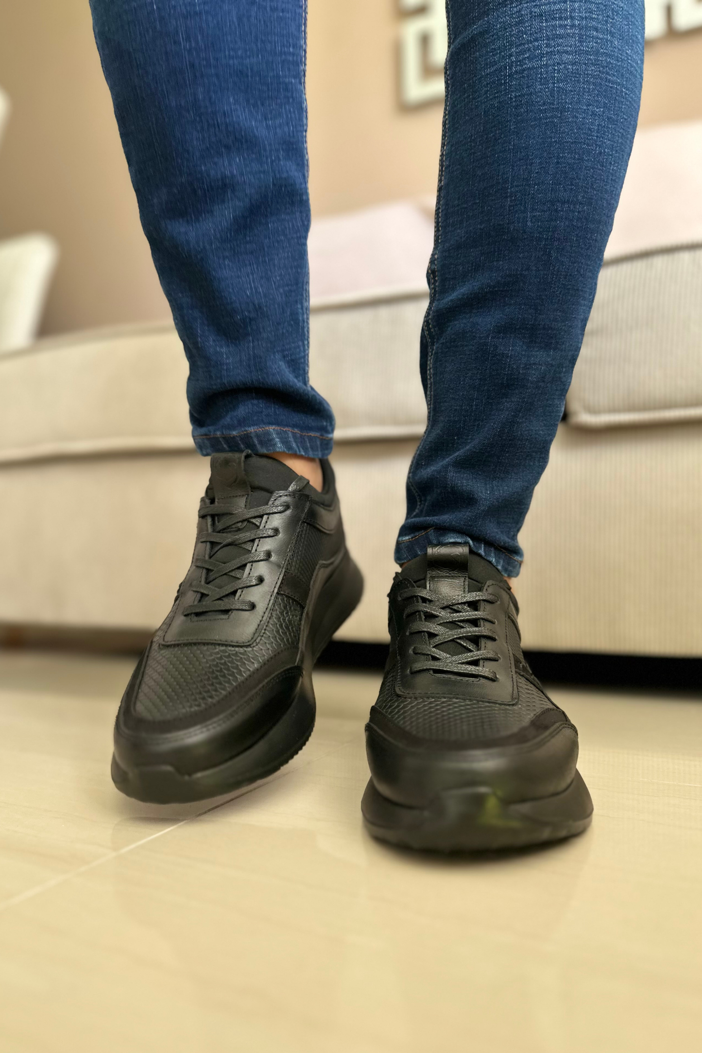SNEAKER DINAMITE - EN CUERO - PARA HOMBRE - REF: 3217