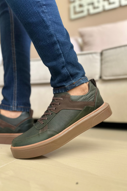 SNEAKER CLOVE - EN CUERO - PARA HOMBRE - REF: 3218