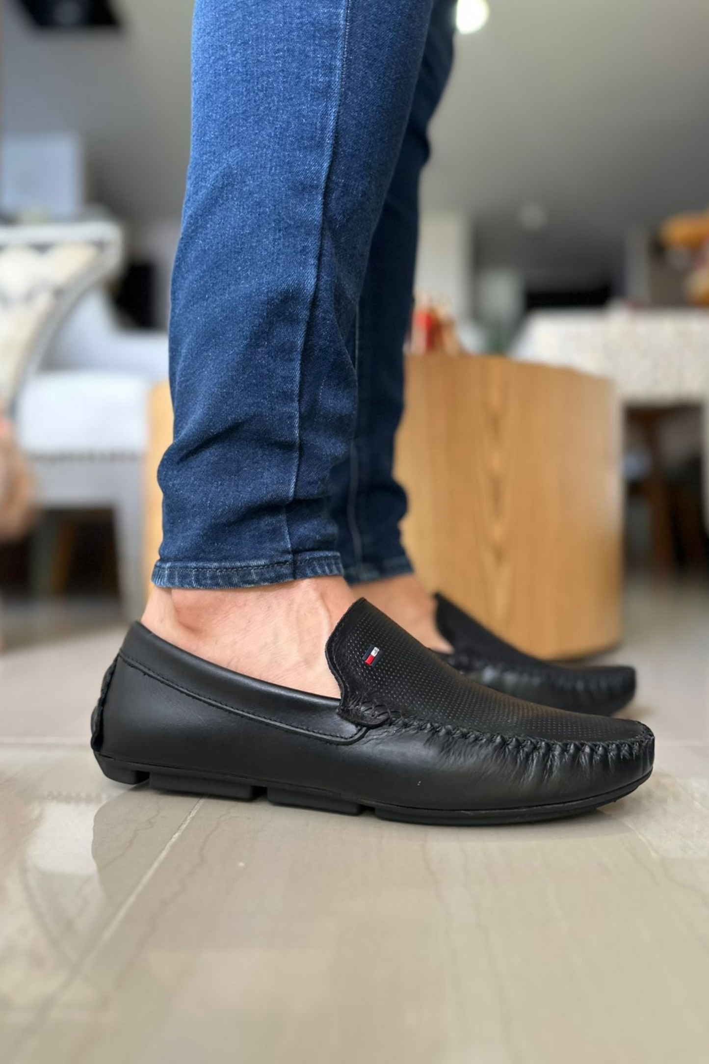 MOCASINES WIND - PARA HOMBRE- EN CUERO