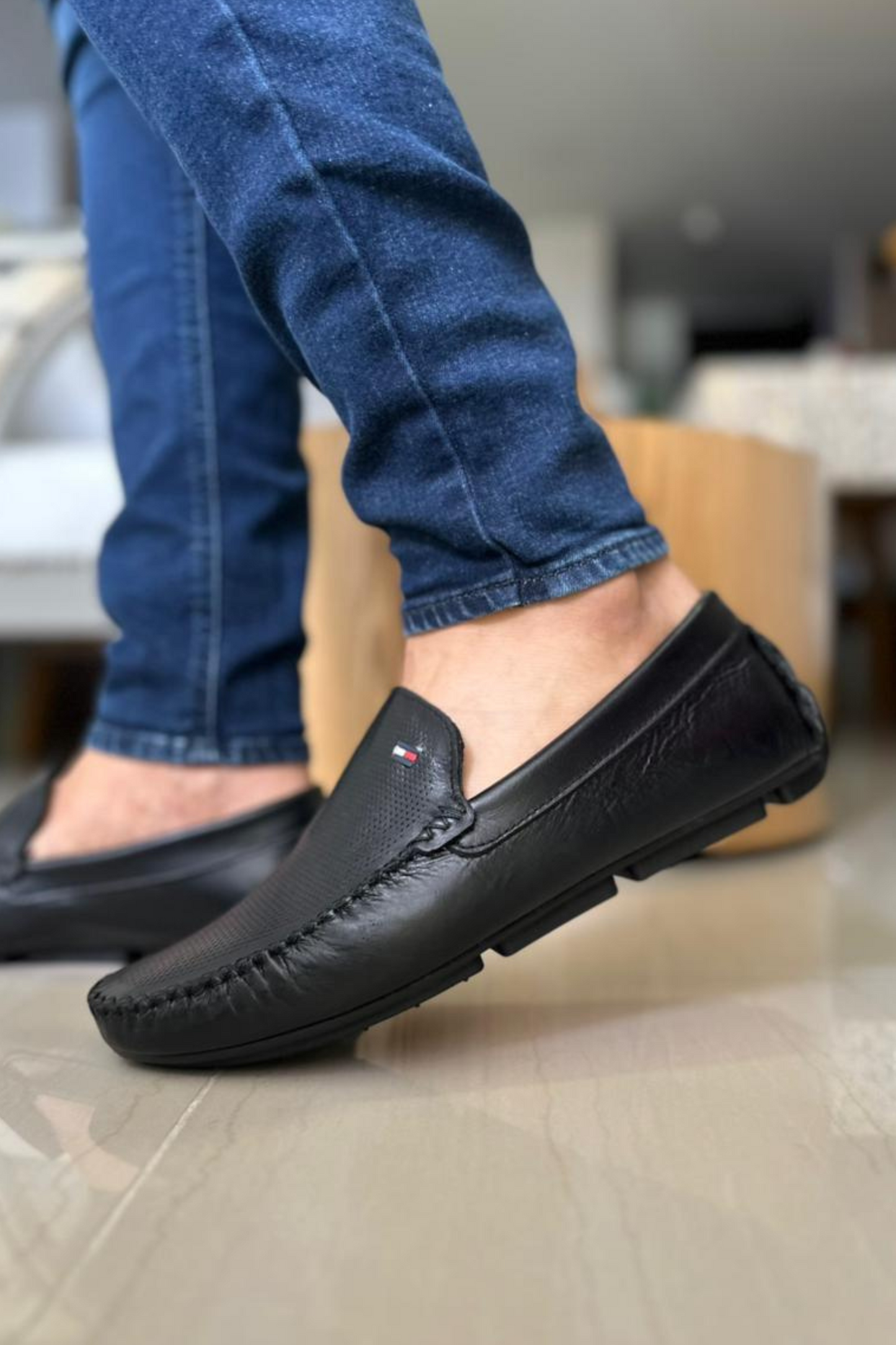 MOCASINES WIND - PARA HOMBRE- EN CUERO