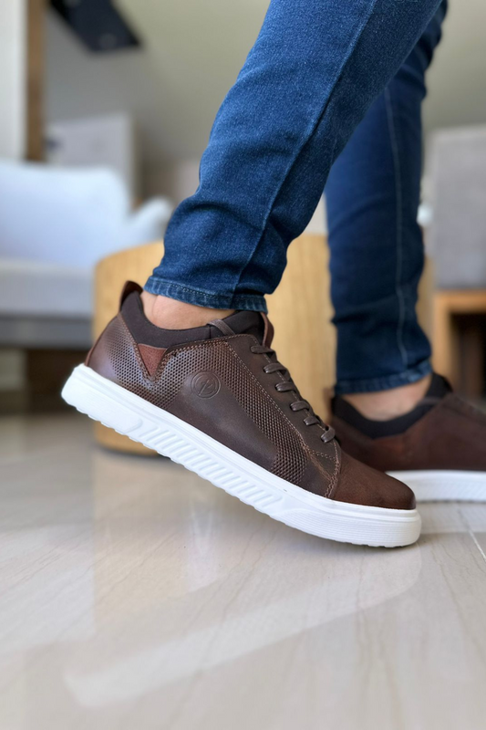 SNEAKER IRON - EN CUERO - PARA HOMBRE - REF: SPN 3137