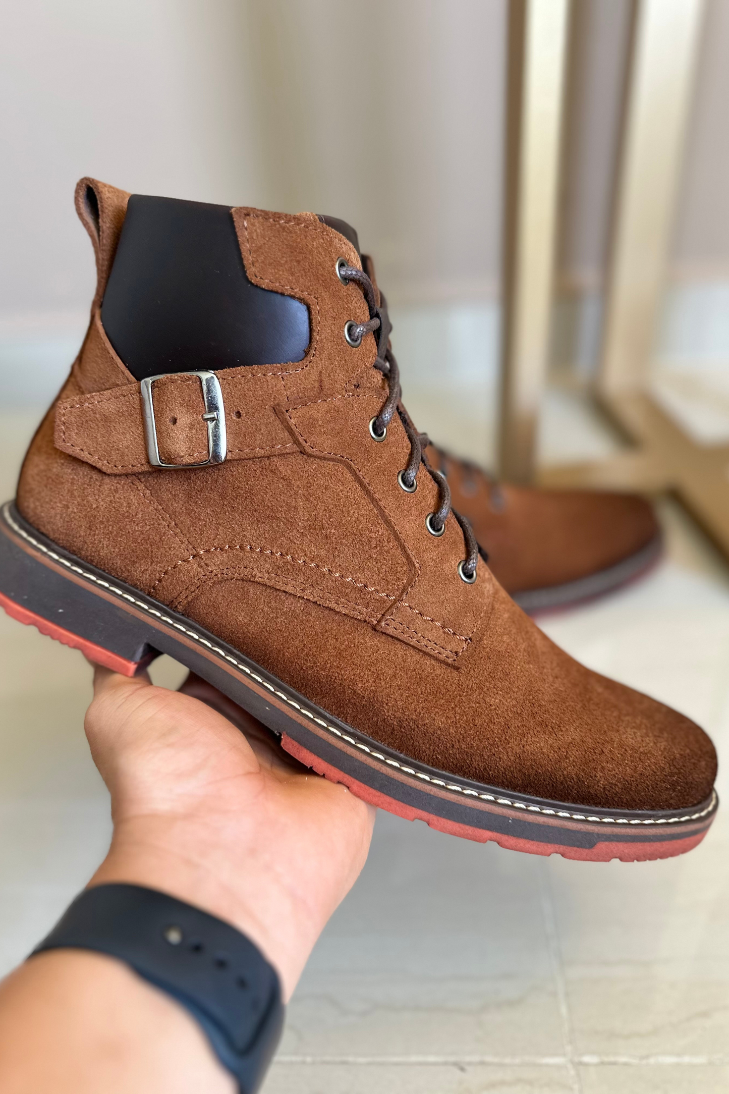 BOTAS MARS - EN CUERO - PARA HOMBRE - REF: SORA MELCOCHA