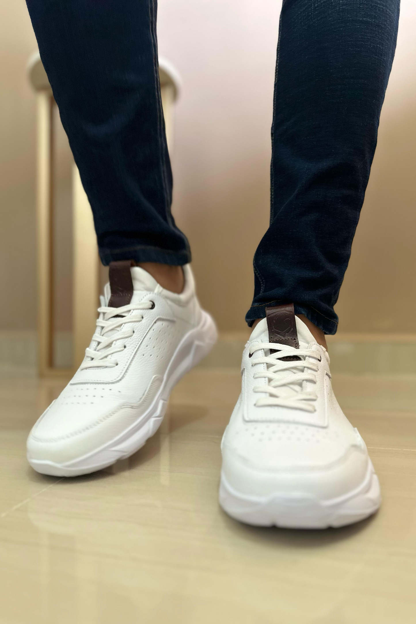 SNEAKER ONCE - EN CUERO - PARA HOMBRE - REF: SPN 2807