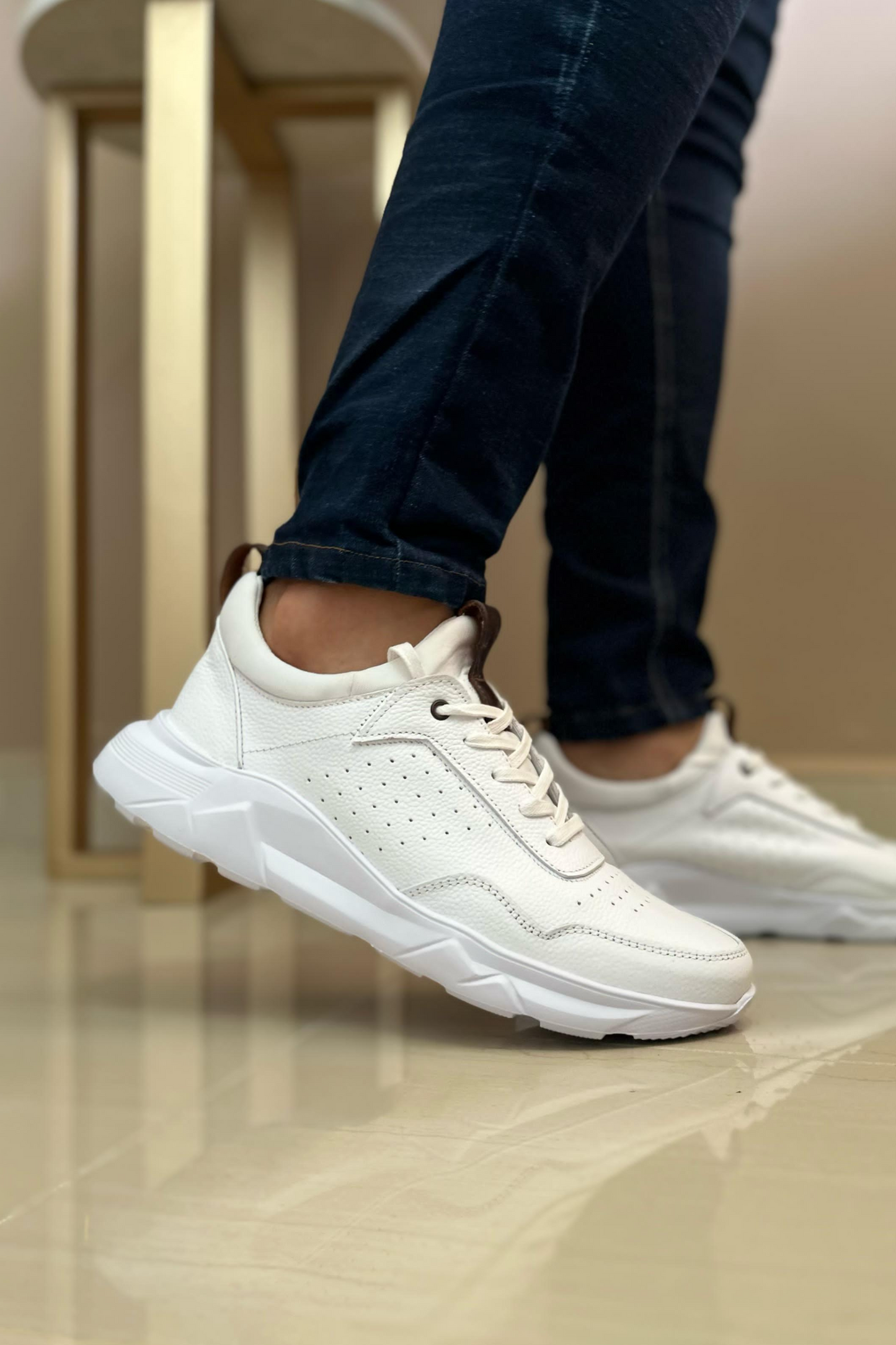 SNEAKER ONCE - EN CUERO - PARA HOMBRE - REF: SPN 2807