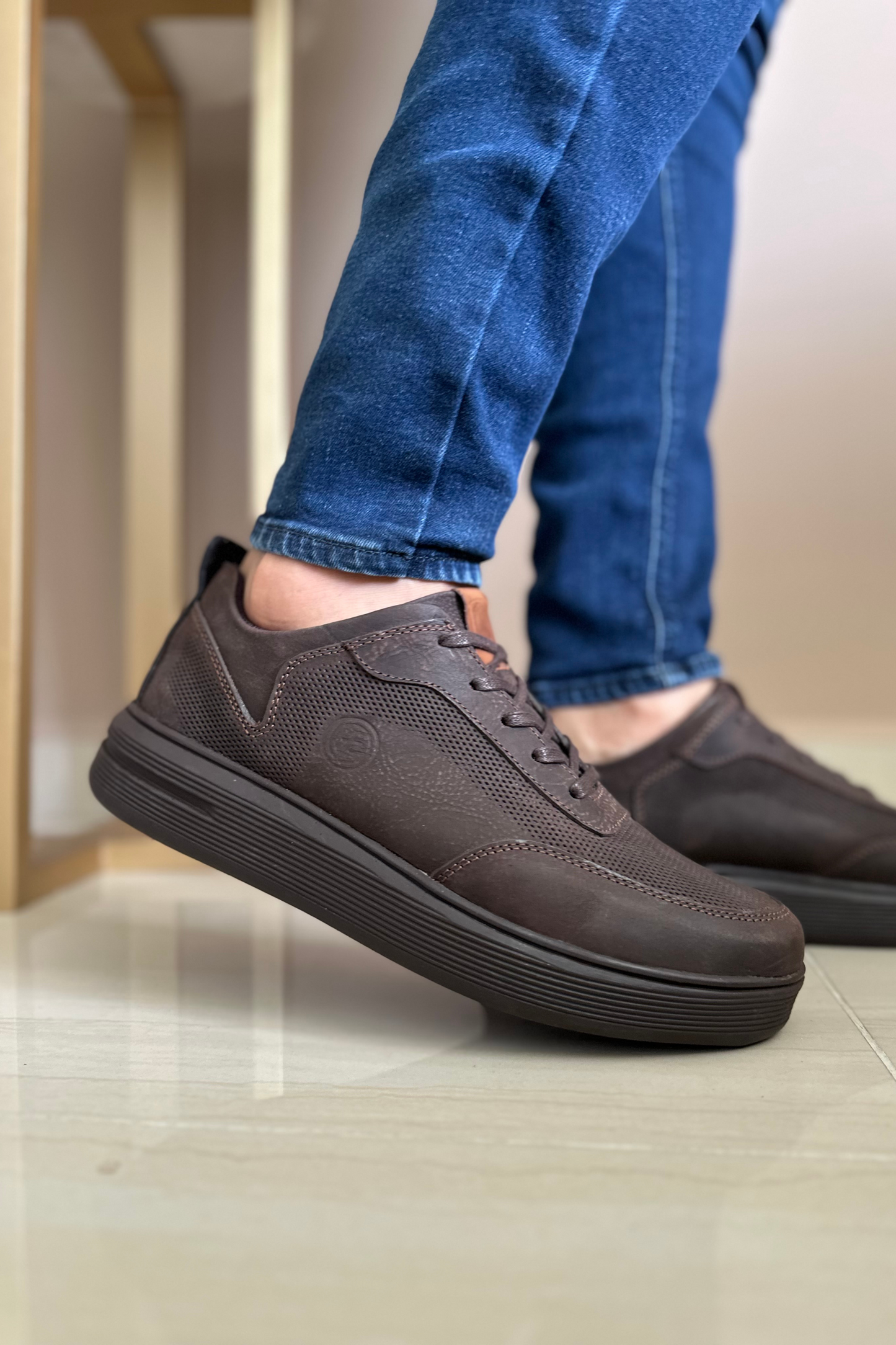 SNEAKER BIM - EN CUERO - PARA HOMBRE - REF: 3134