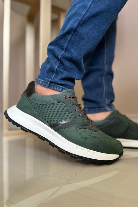 SNEAKER CLÁSTER - EN CUERO - PARA HOMBRE - REF: SPN 3211