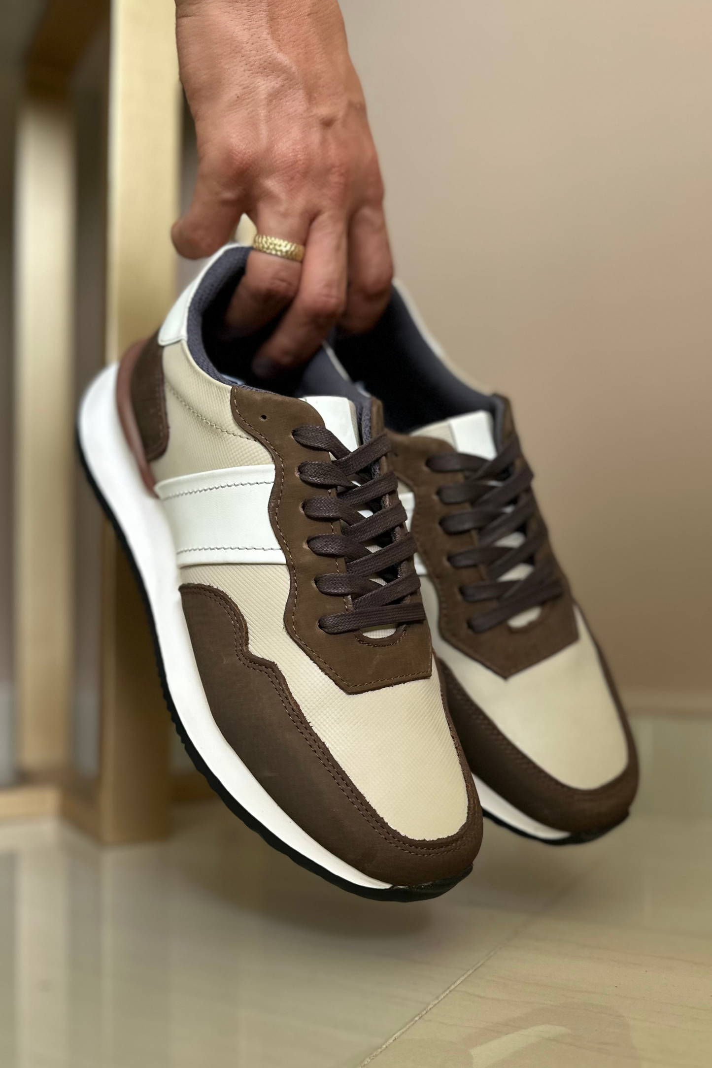 SNEAKER SPINEL - EN CUERO - PARA HOMBRE - REF: ADO 6416