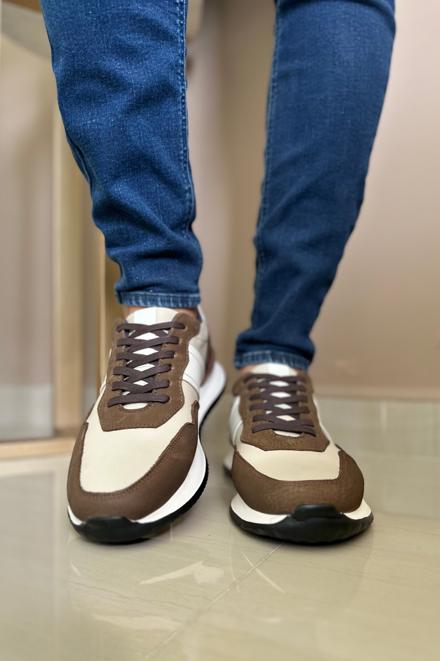 SNEAKER SPINEL - EN CUERO - PARA HOMBRE - REF: ADO 6416