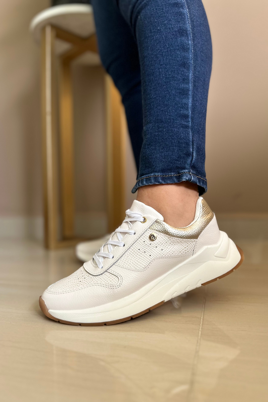 SNEAKER SILK - EN CUERO - PARA DAMA