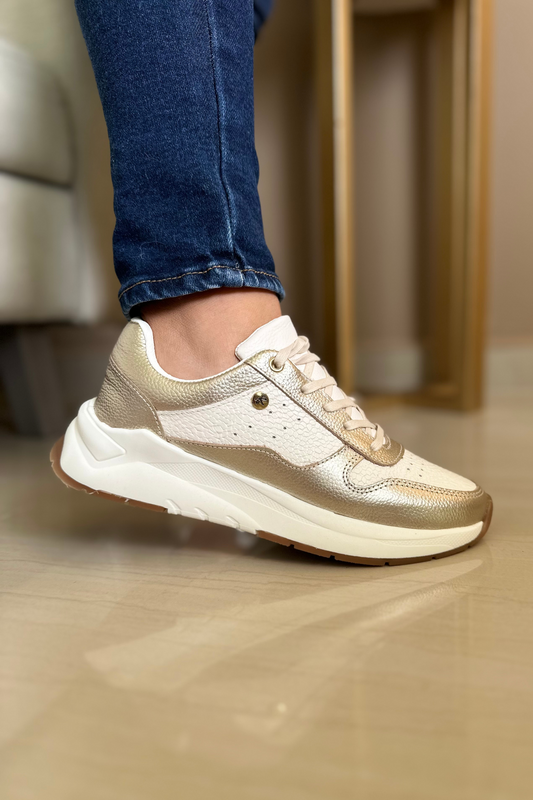 SNEAKER SILK - EN CUERO - PARA DAMA
