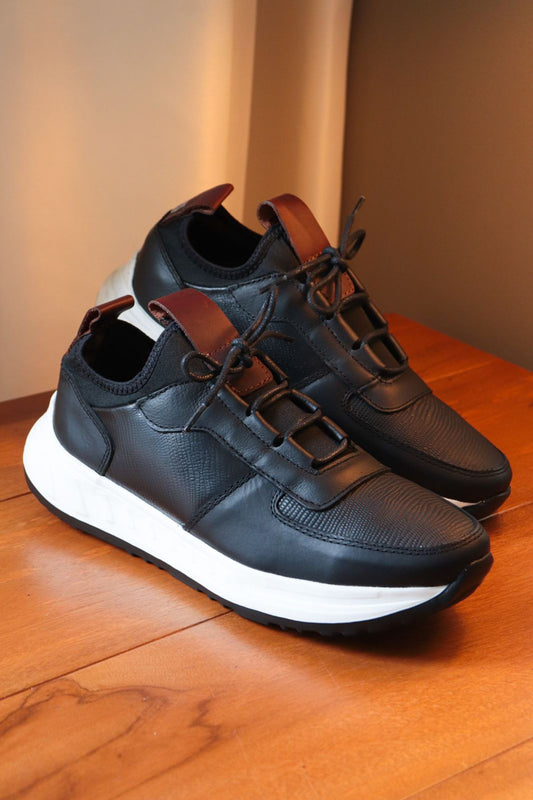 SNEAKERS PARA HOMBRE CERVINO EN CUERO - REF: ANT 355