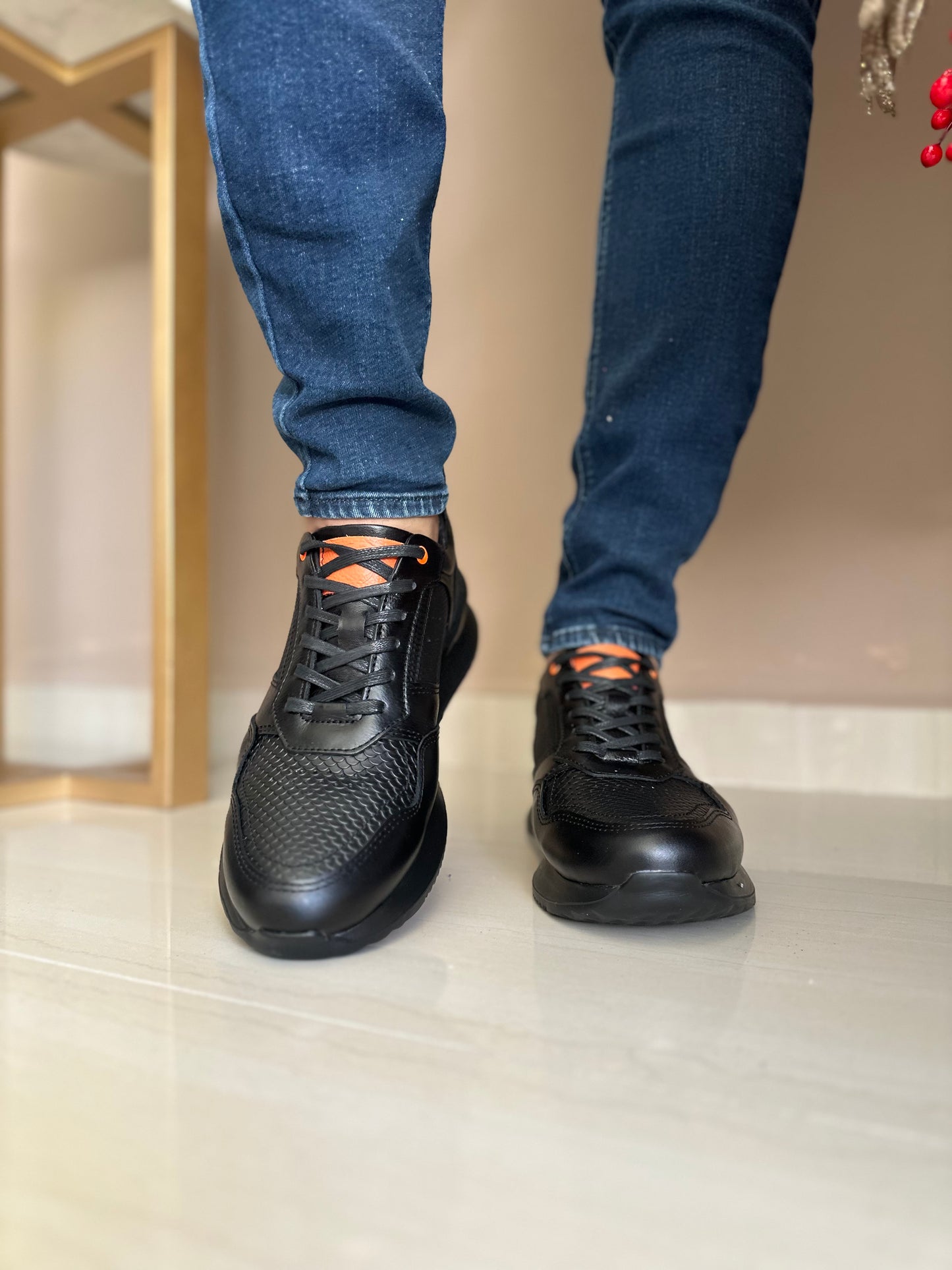SNEAKERS NIKO - PARA HOMBRE - EN CUERO - REF: ANT D12