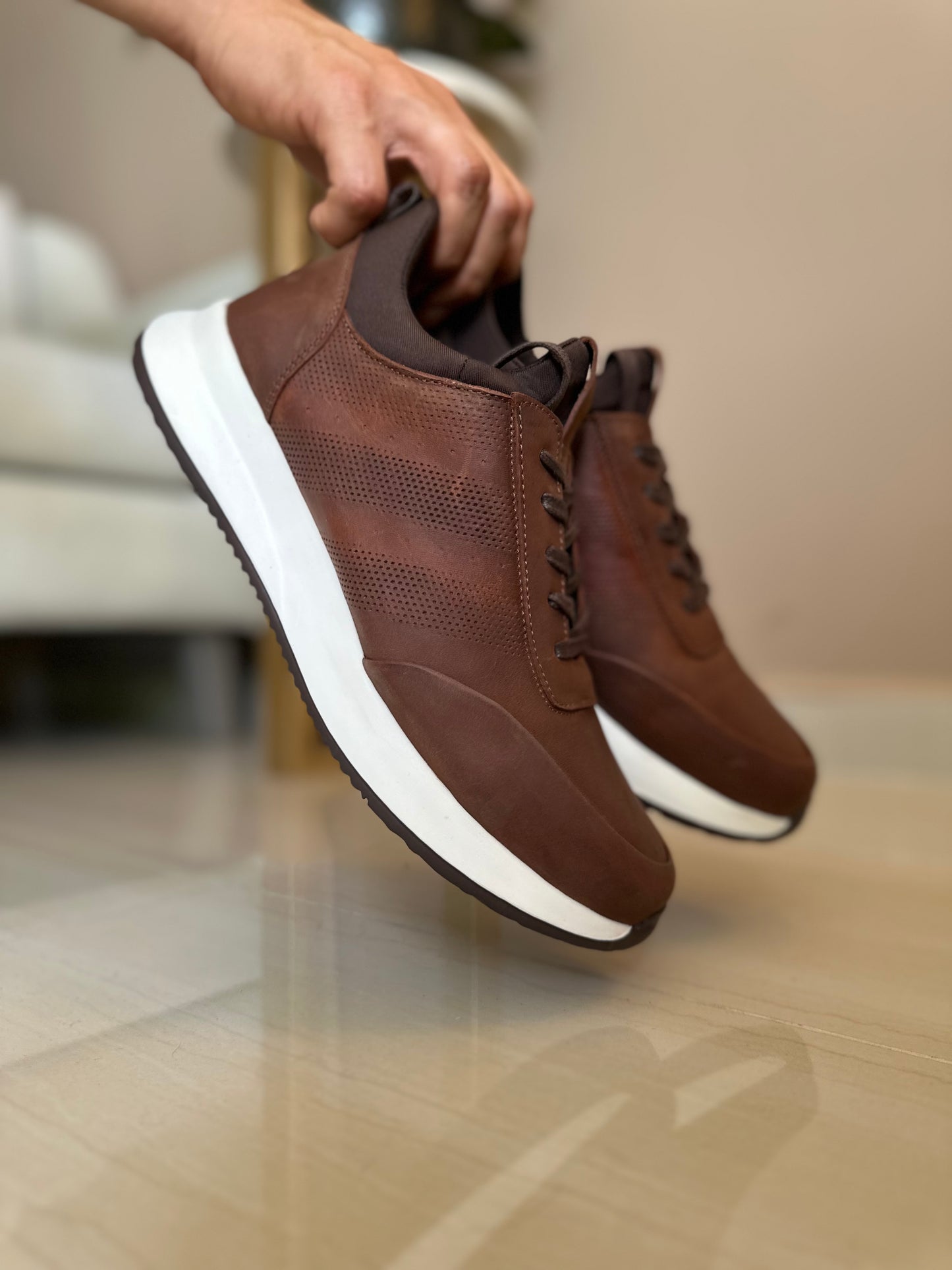 SNEAKERS ORIN - PARA HOMBRE - EN CUERO - REF: SPN 3216