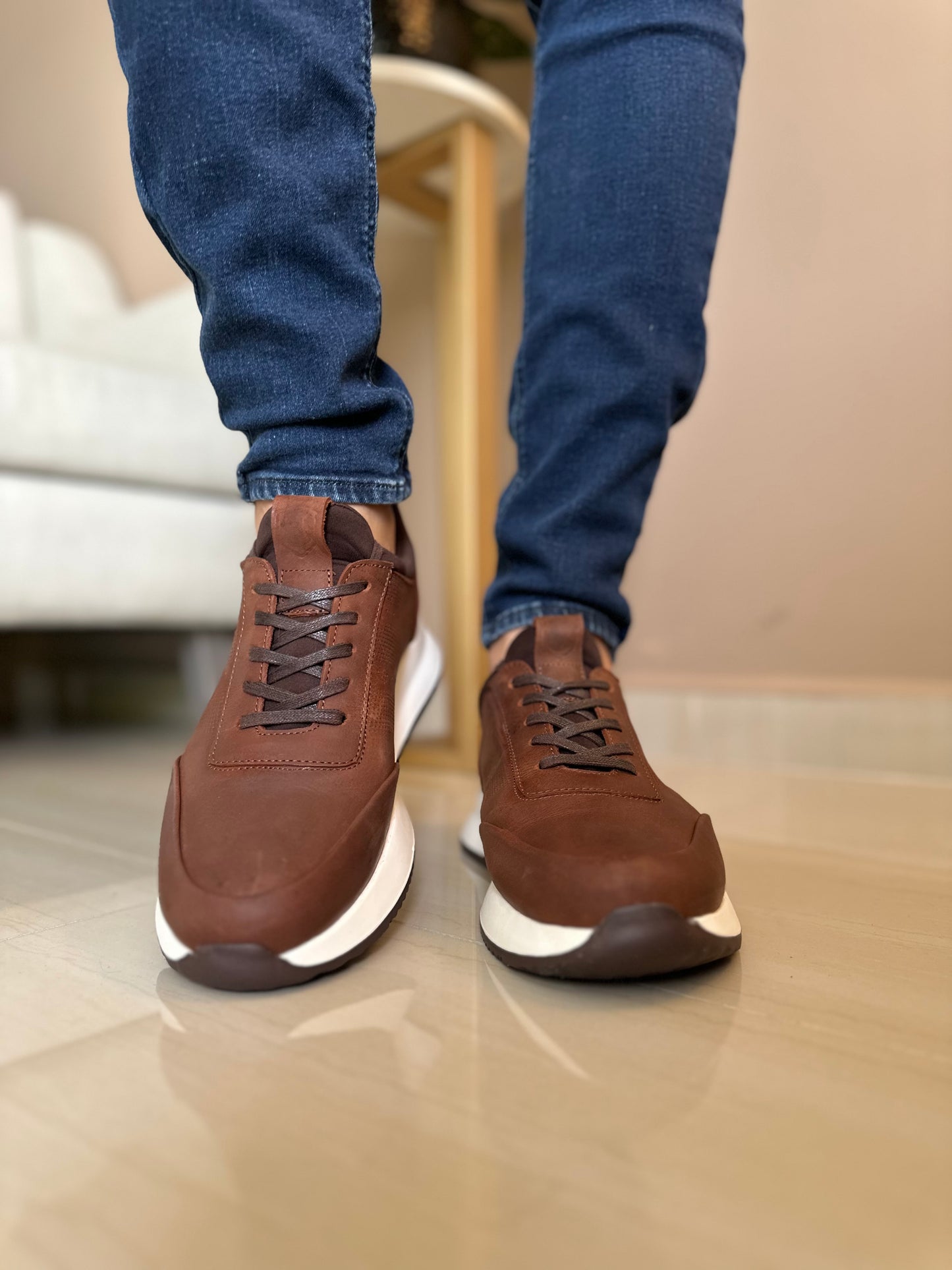 SNEAKERS ORIN - PARA HOMBRE - EN CUERO - REF: SPN 3216