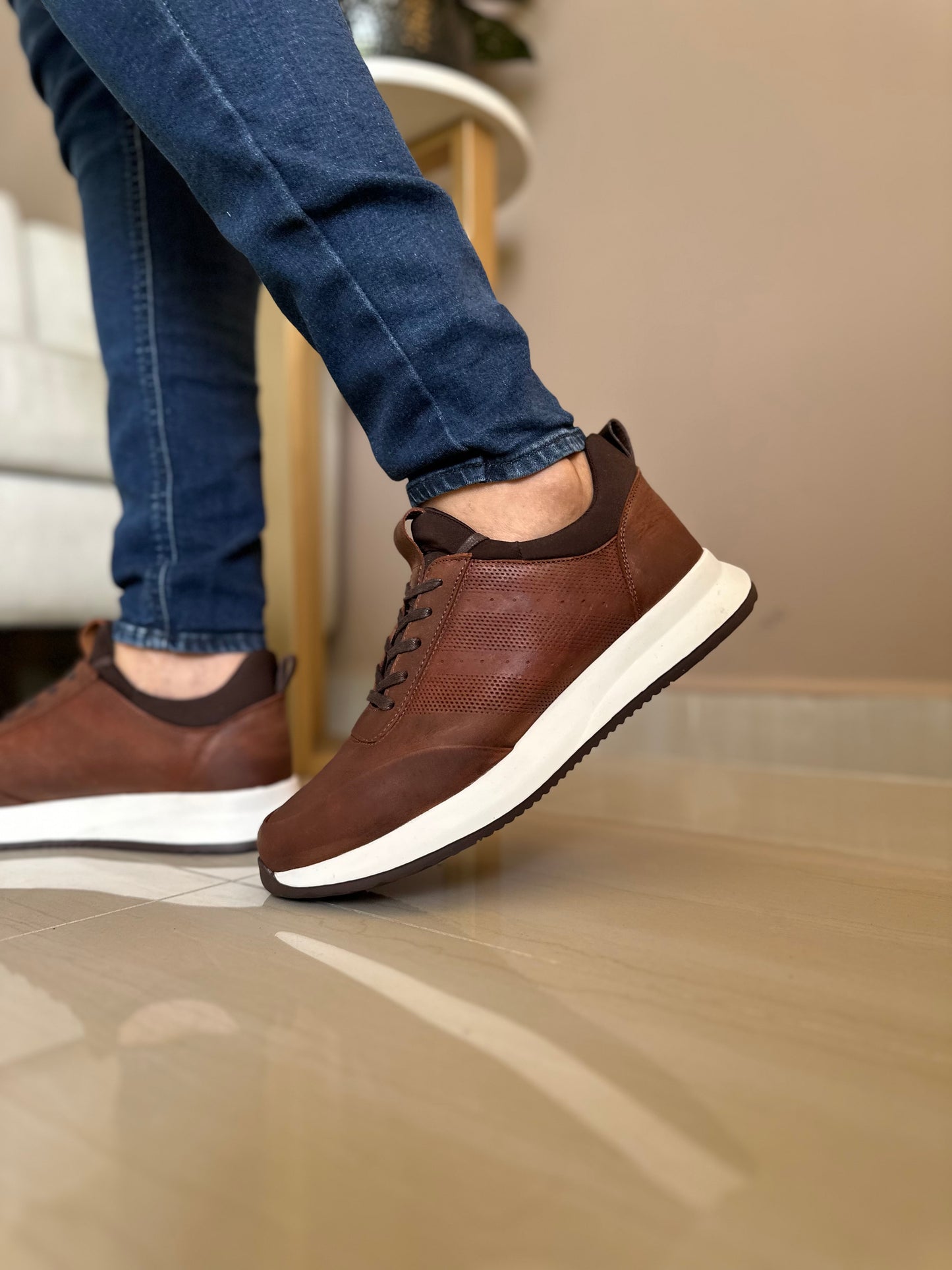 SNEAKERS ORIN - PARA HOMBRE - EN CUERO - REF: SPN 3216