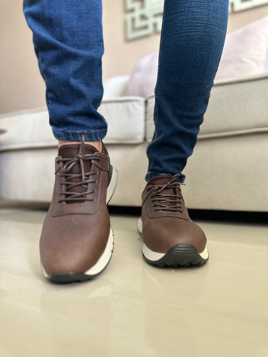 SNEAKER HOLLOW - EN CUERO - PARA HOMBRE - REF: ANT B91