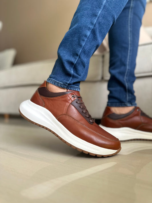 SNEAKER  - EN CUERO - PARA HOMBRE -REF 90-0