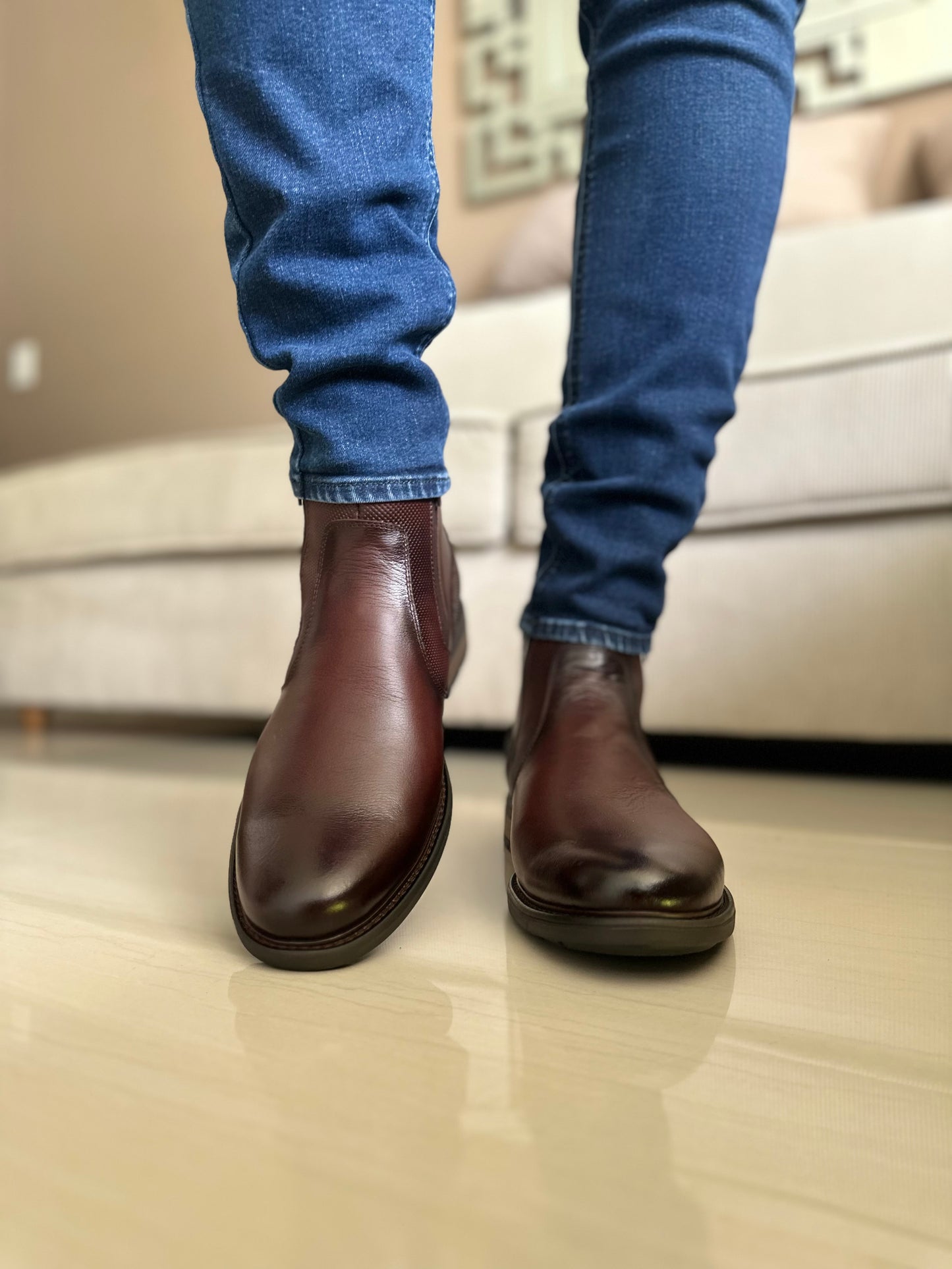 BOTA LOCK - EN CUERO - PARA HOMBRE REF:1931