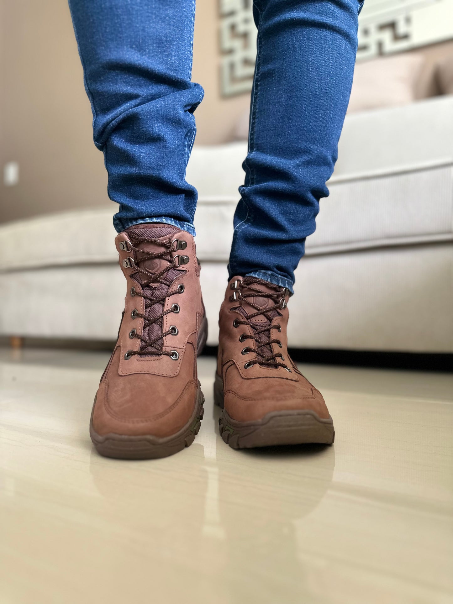 BOTAS CUERO - PARA HOMBRE REF: 3290