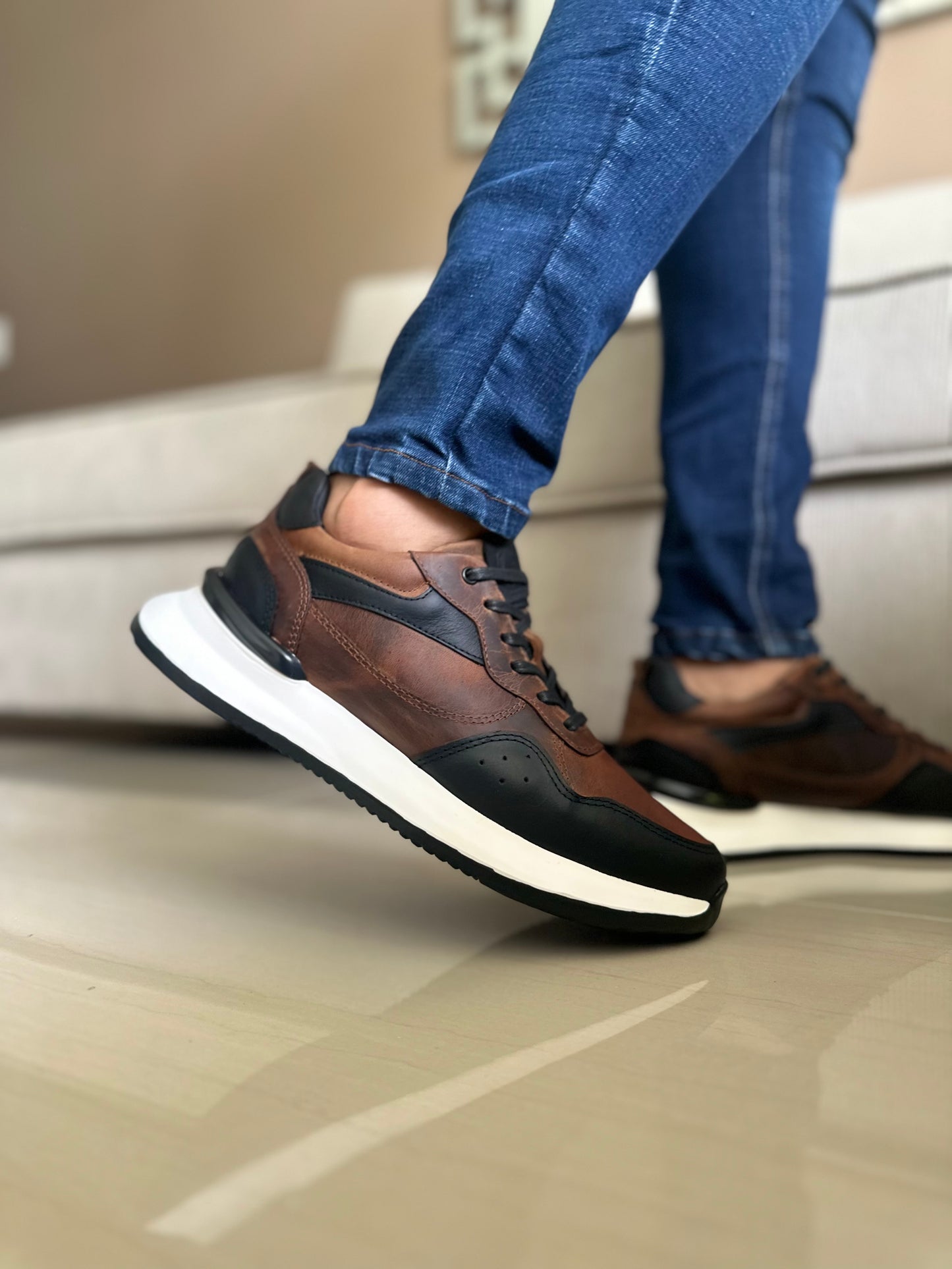 SNEAKERS  GROT - PARA HOMBRE - EN CUERO REF: D14