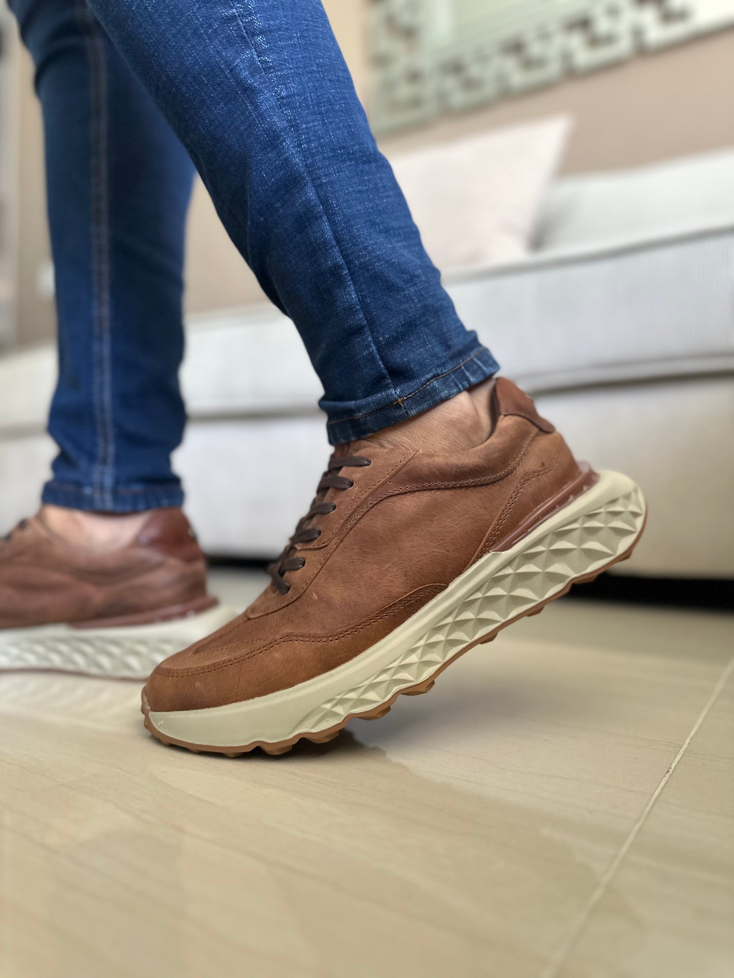 SNEAKERS OLI-CUERO VACUNO -REF