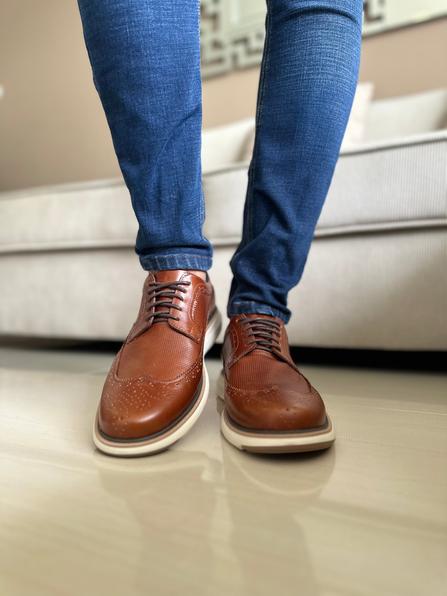 ELEGANTES GENGAR - EN CUERO - PARA HOMBRE -