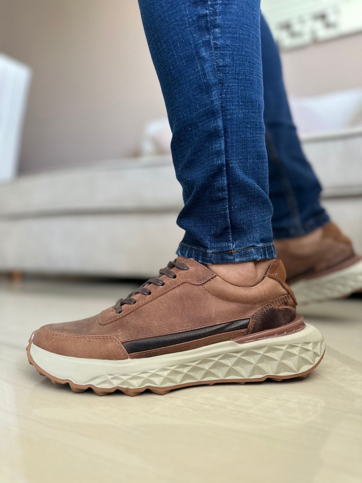 SNEAKERS OLI-CUERO VACUNO -REF 3324