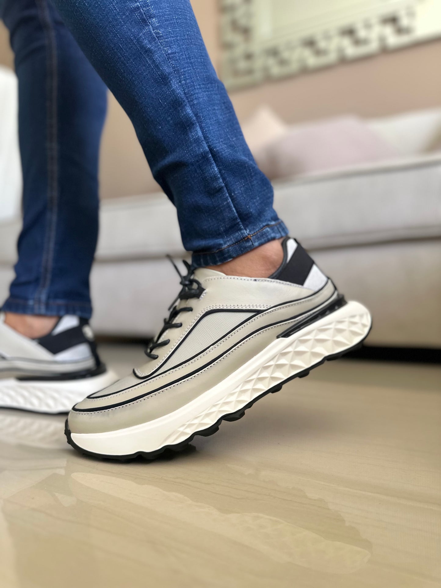 SNEAKERS OLI-CUERO VACUNO -REF 3309