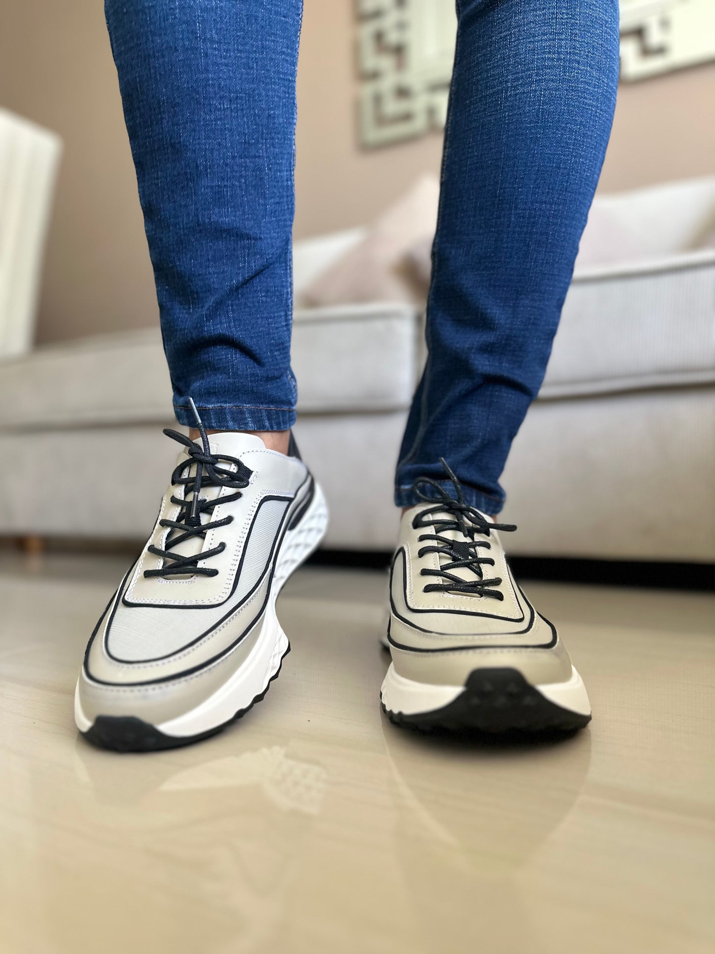 SNEAKERS OLI-CUERO VACUNO -REF 3309