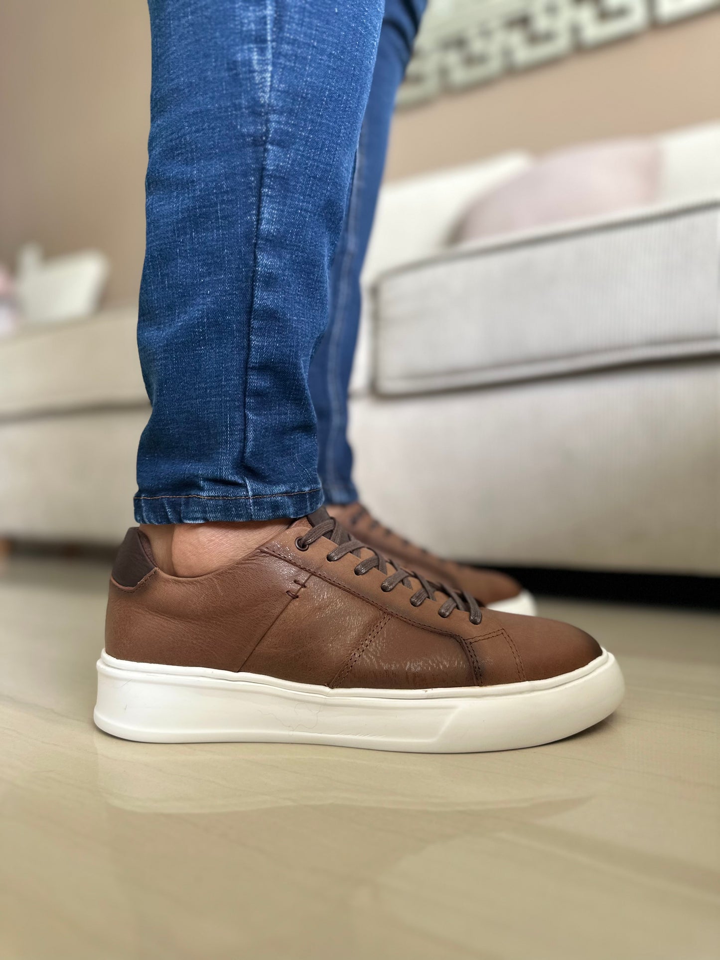 SNEAKERS ELBRUS-CUERO - REF: ANT 573