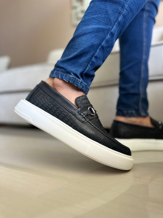 MOCASÍN ROM - EN CUERO - PARA HOMBRE