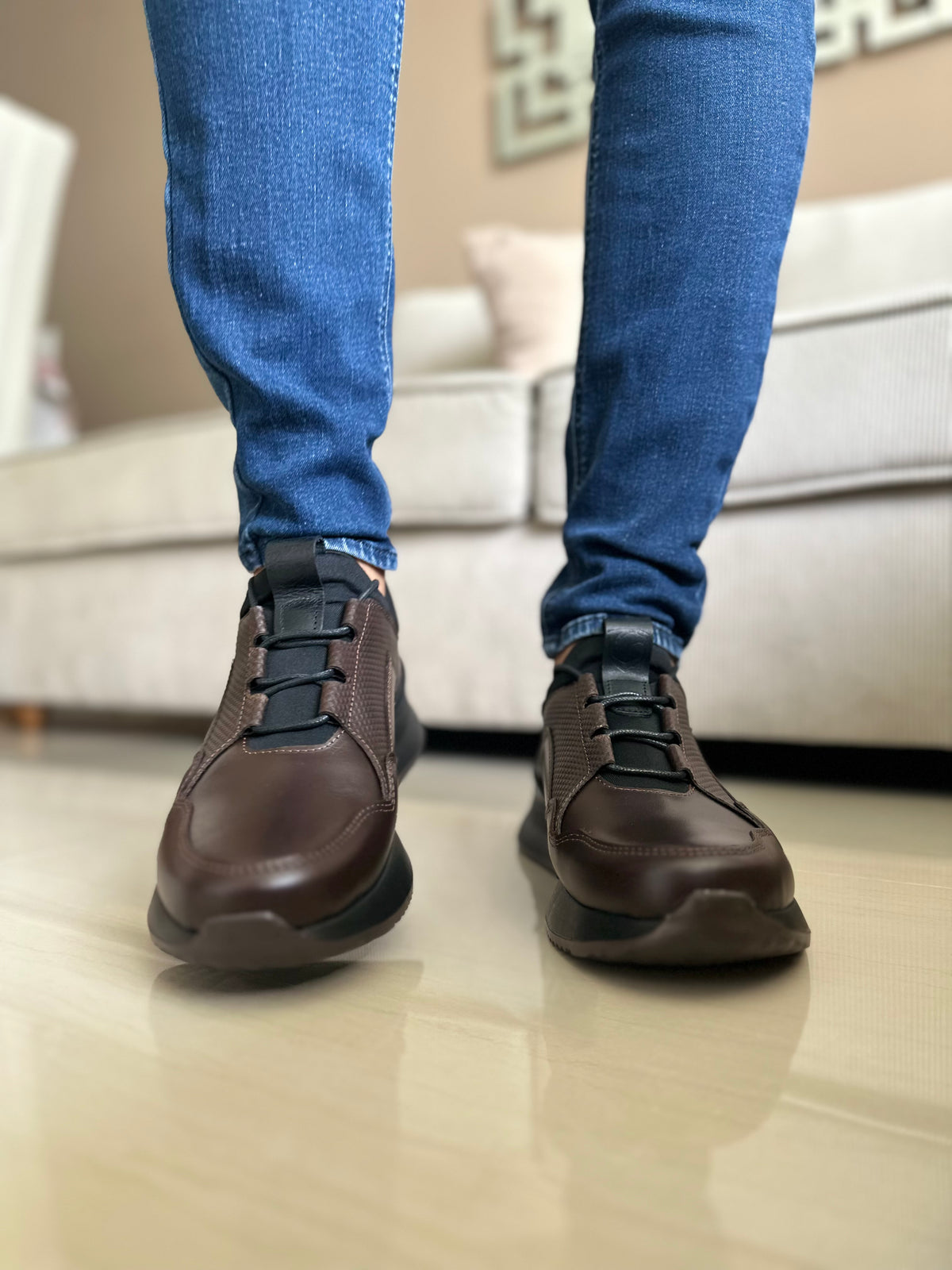 SNEAKERS Y UK-Cuero-Livianos REF 3385