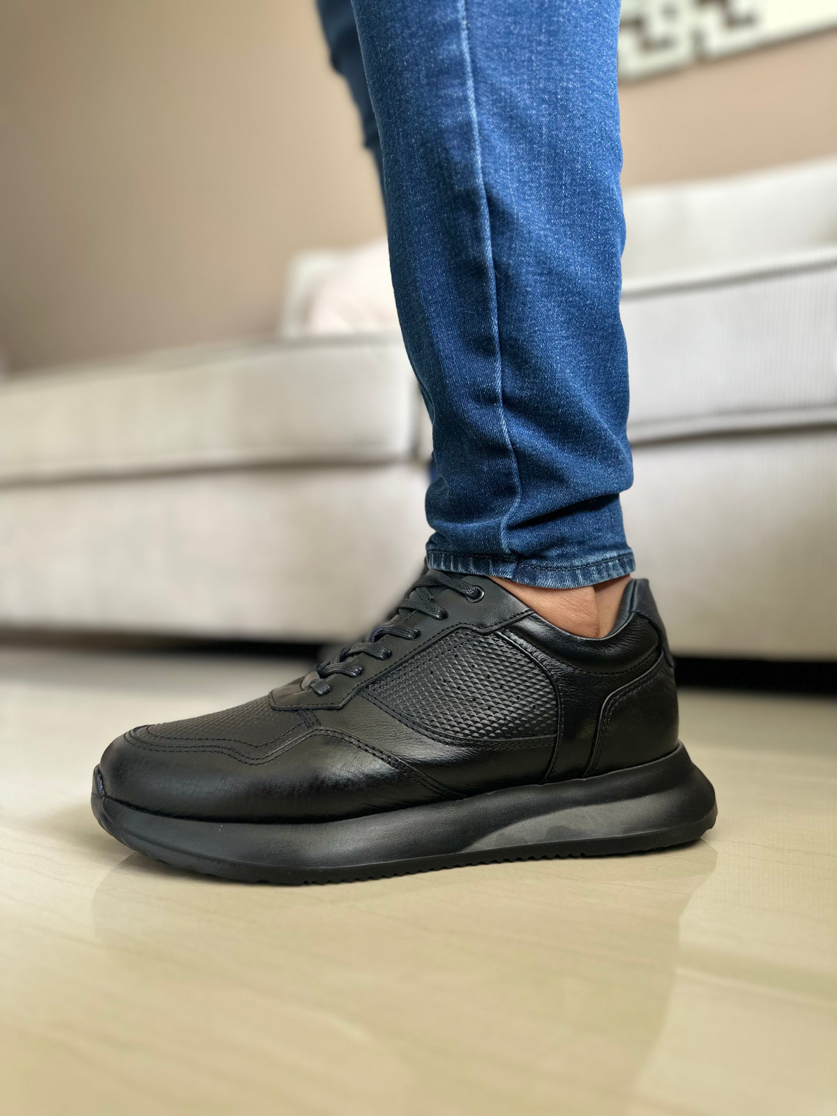 SNEAKER POLTER - EN CUERO - PARA HOMBRE - REF: T-06 (Copia)