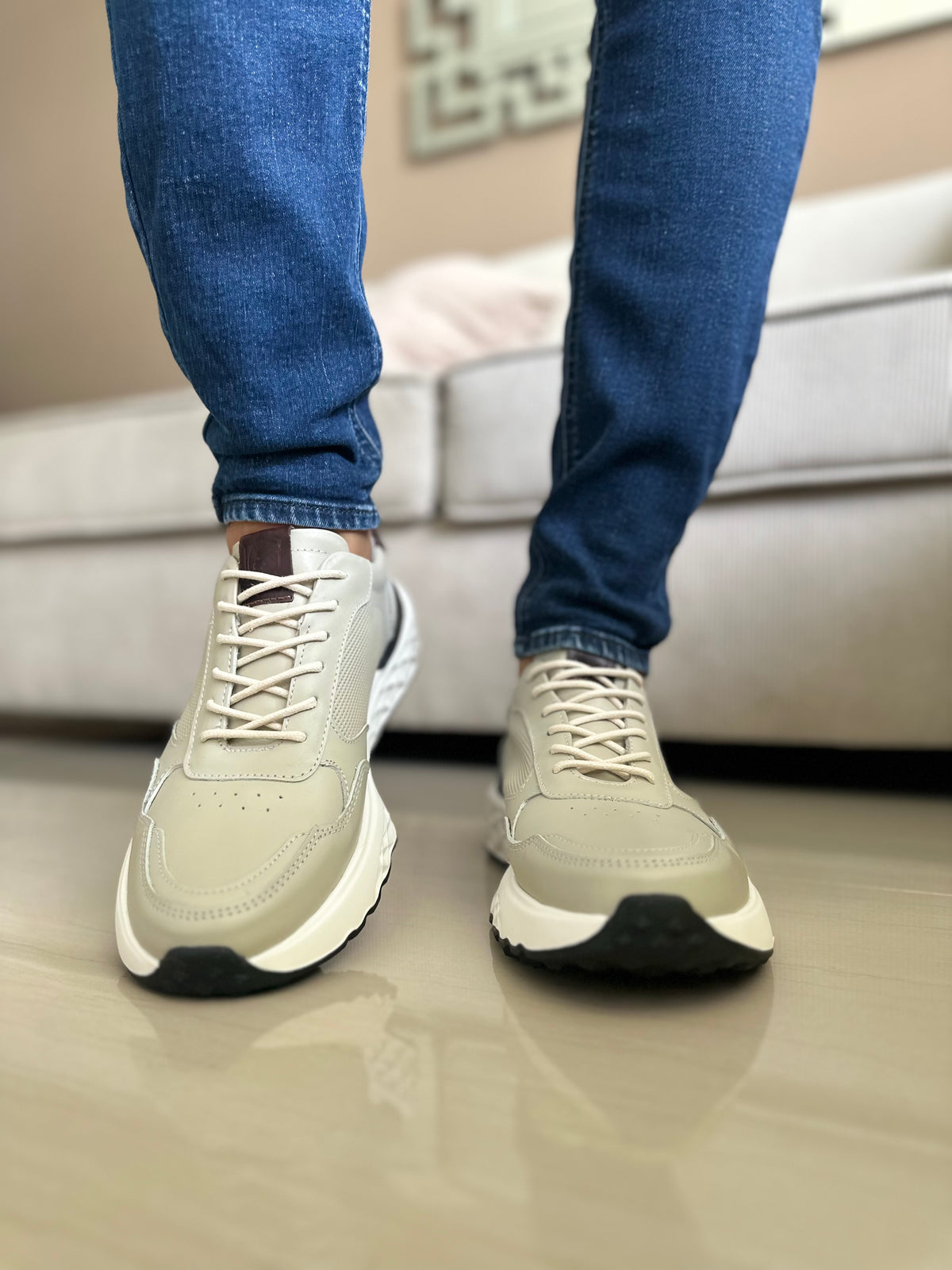SNEAKERS DIFF-CUERO -ULTRALIVIANOS