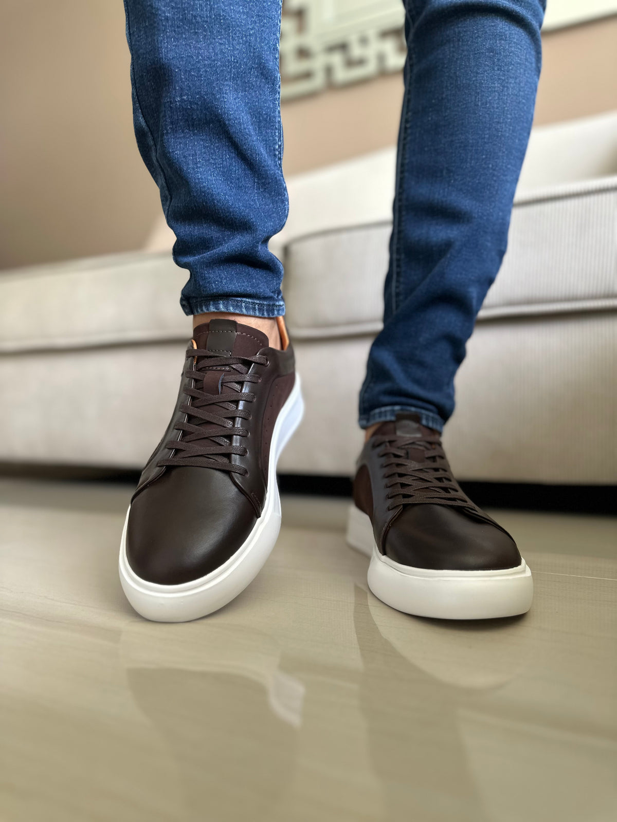 SNEAKERS RATT-CUERO MIEL