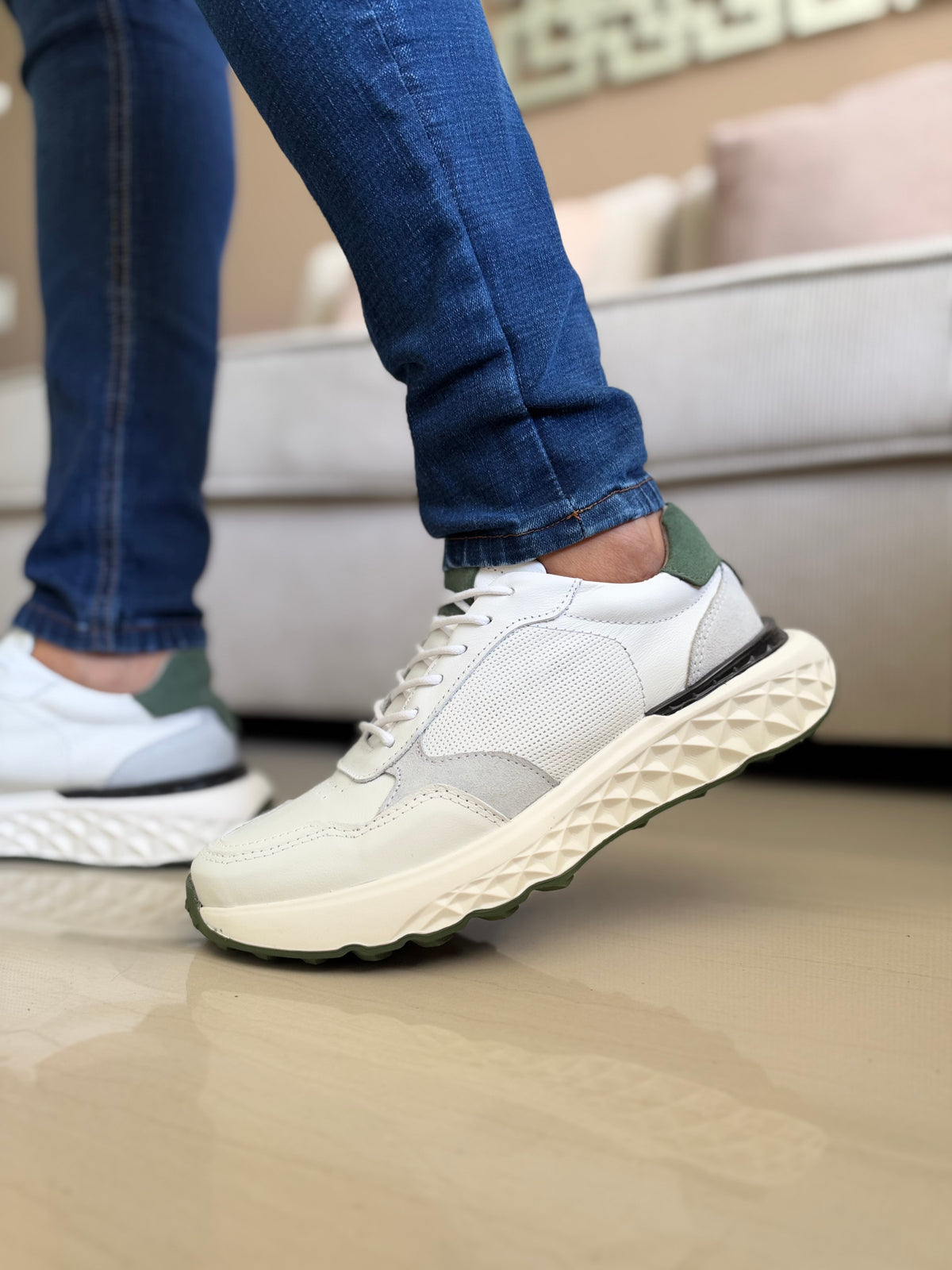 SNEAKERS DIFF-CUERO -ULTRALIVIANOS REF: 3388 (Copia)