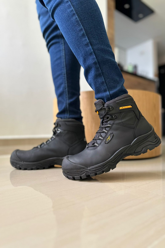 BOTAS DE SEGURIDAD BISHARP - EN CUERO - PARA HOMBRE