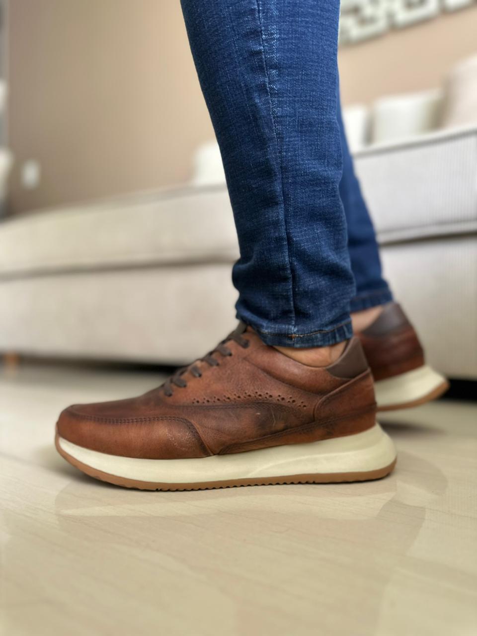 SNEAKERS TOPAXI- CUERO LISO REF:T15