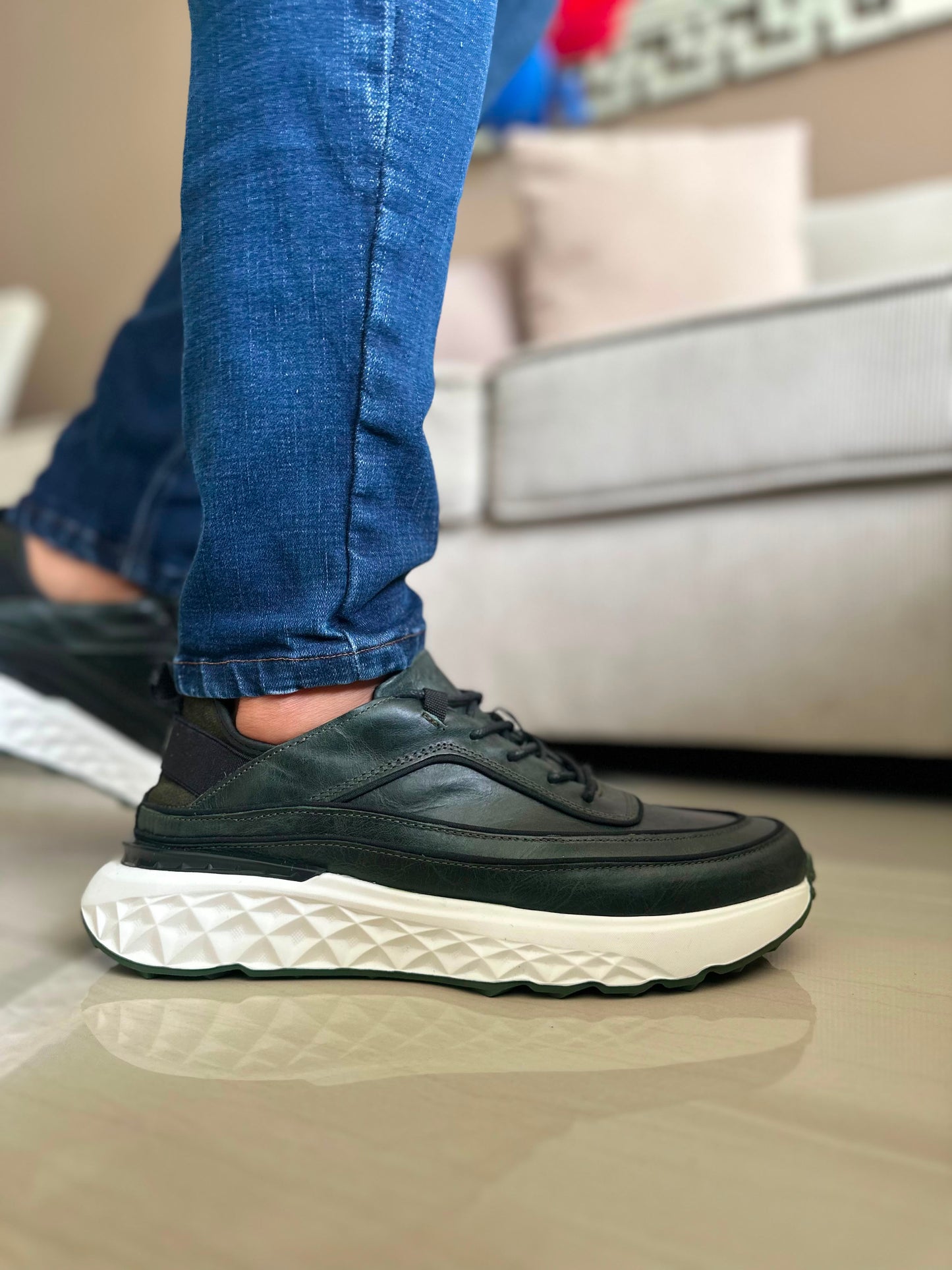 SNEAKERS OLI-CUERO VACUNO -REF 3324