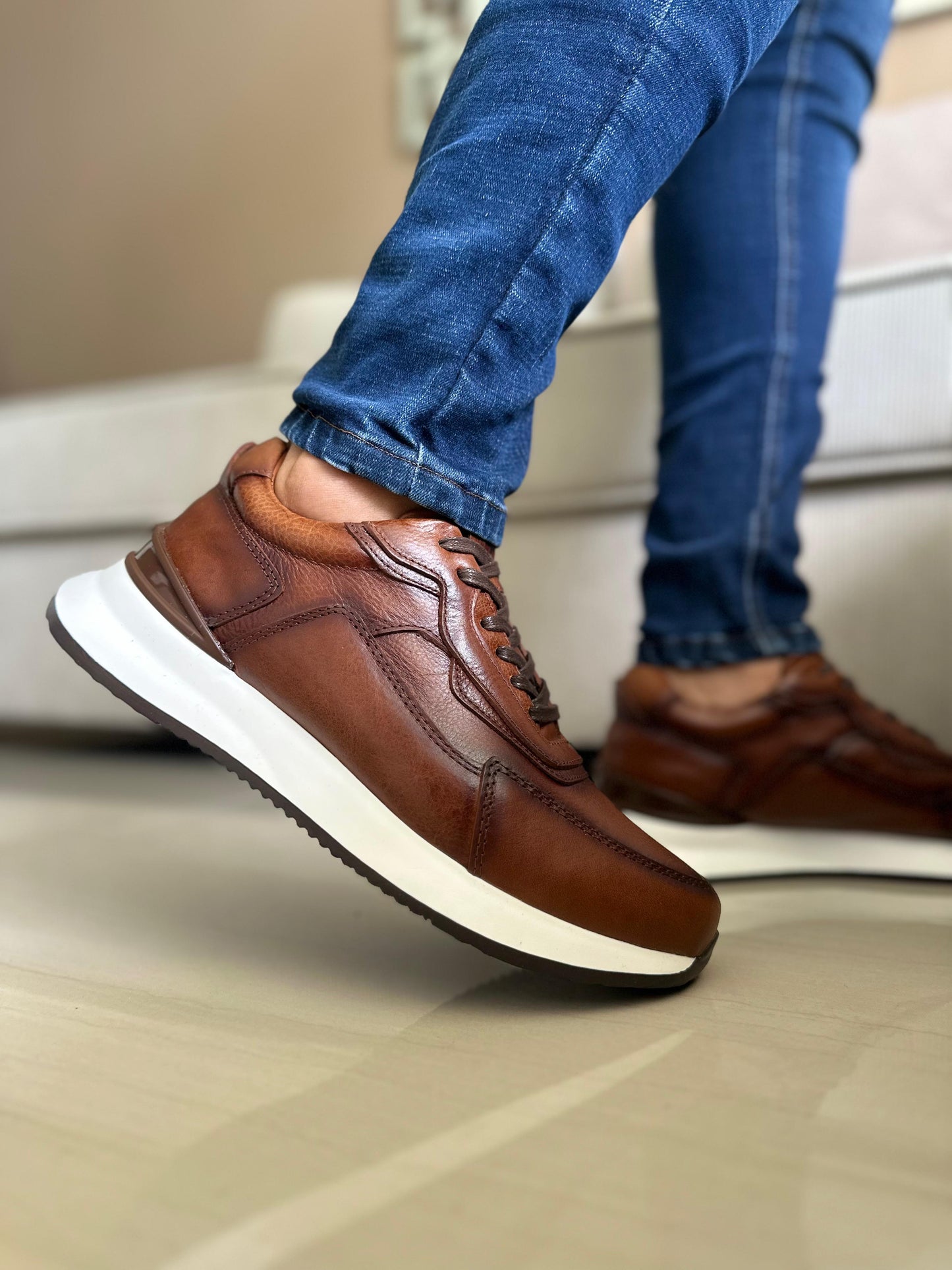 SNEAKERS WERT-CUERO-LIVIANOS