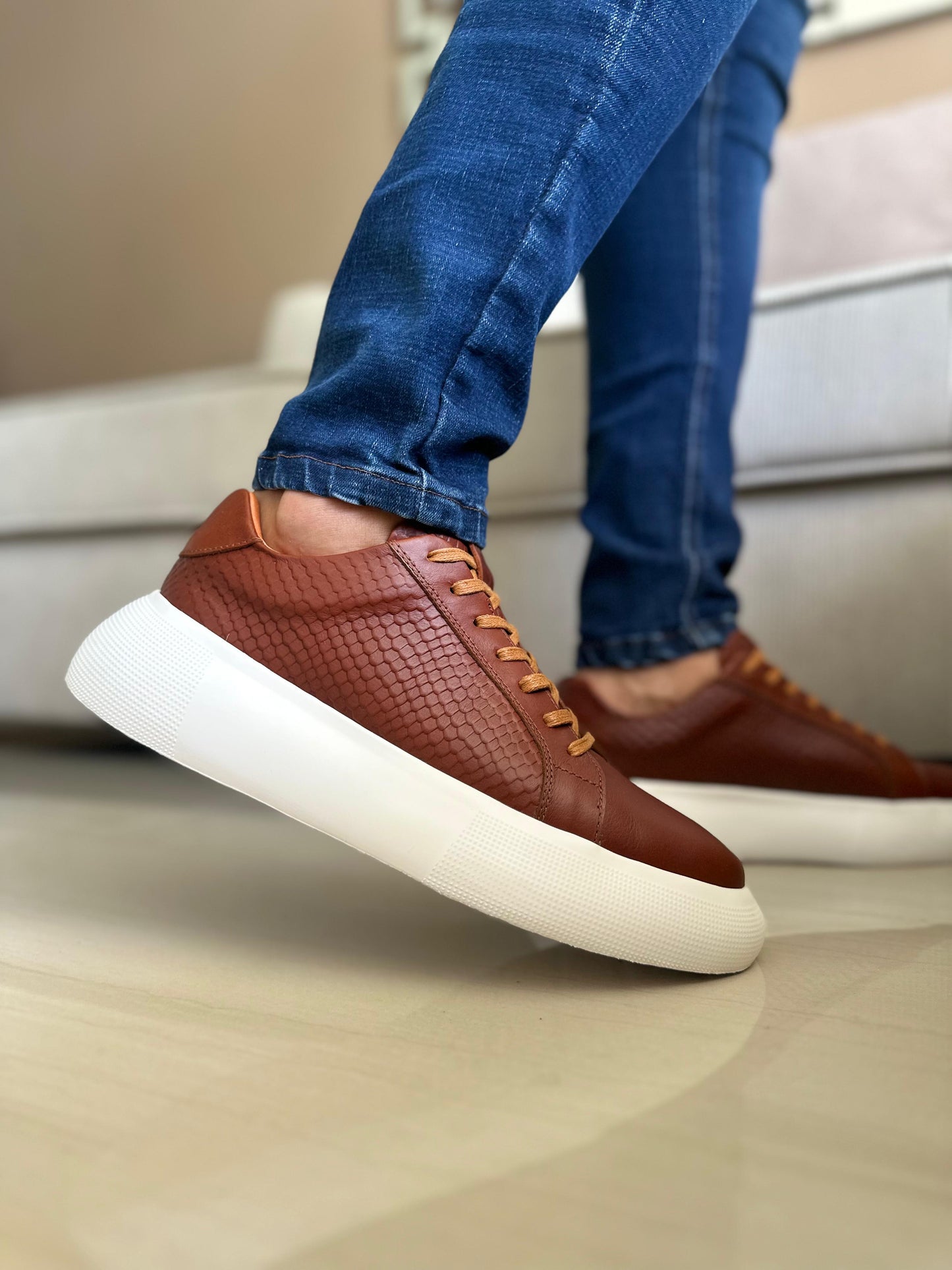 SNEAKERS GIT-CUERO-LIVIANOS