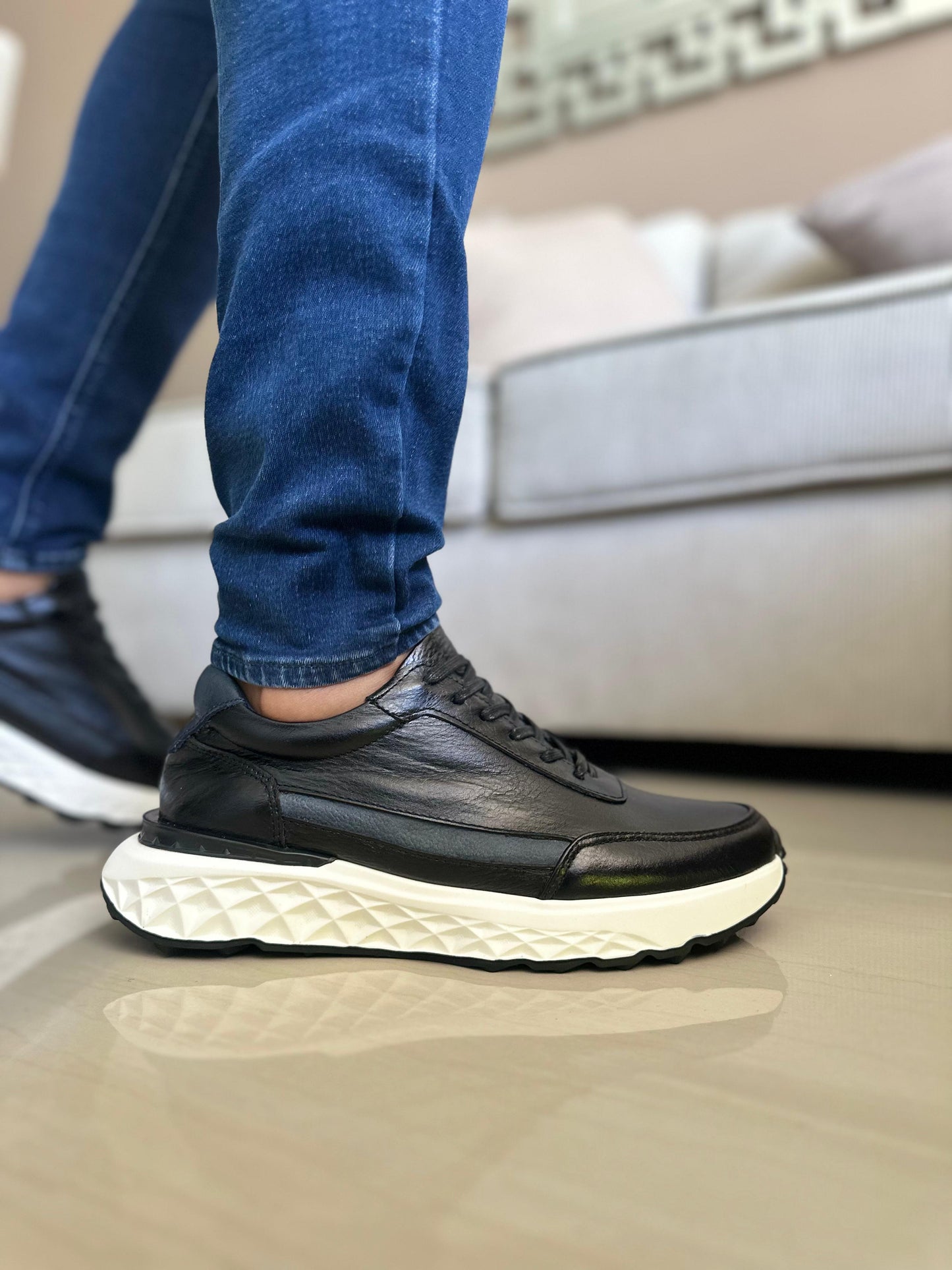 SNEAKERS OLI-CUERO VACUNO -REF 3324